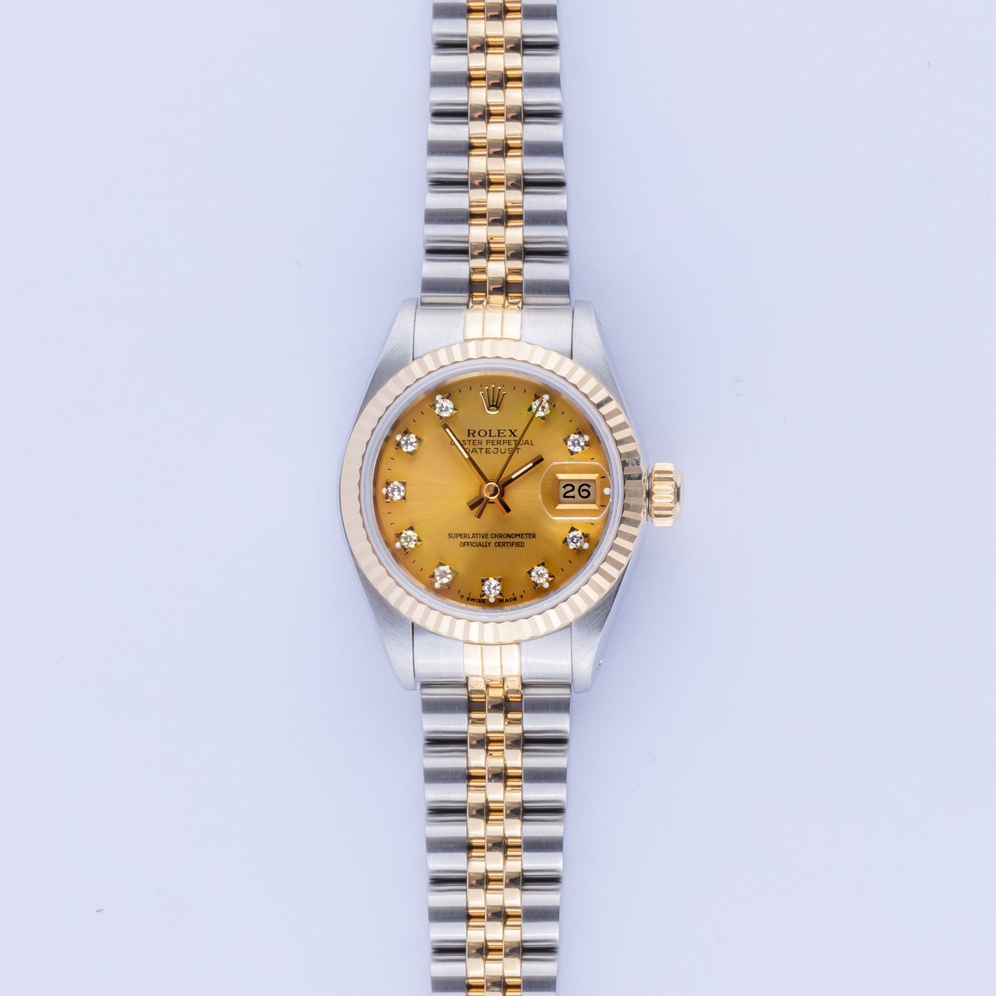 Rolex Lady-Datejust 69173 (1988) - 26mm Goud/Staal (3/7)