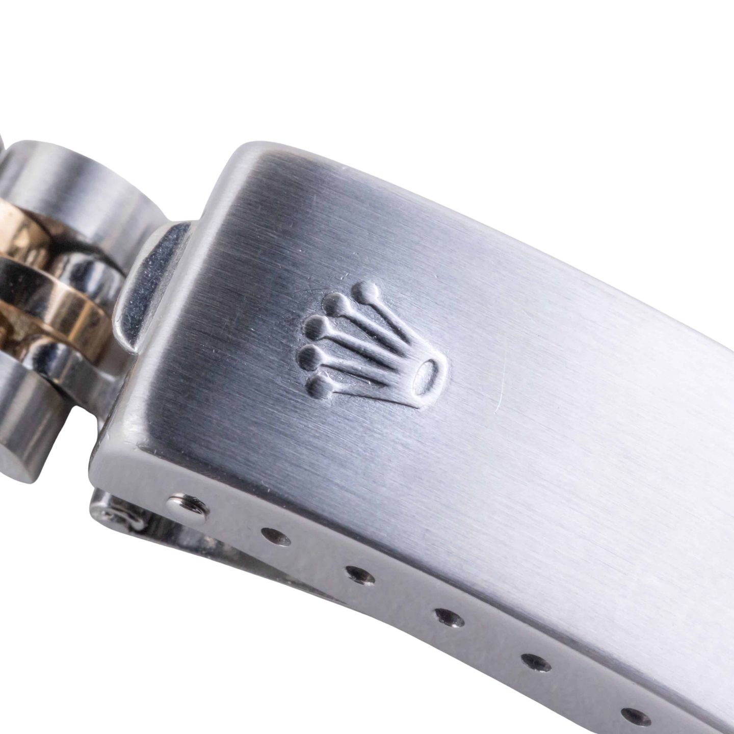 Rolex Lady-Datejust 69173 (1990) - Champagne dial 26 mm Gold/Steel case (7/8)