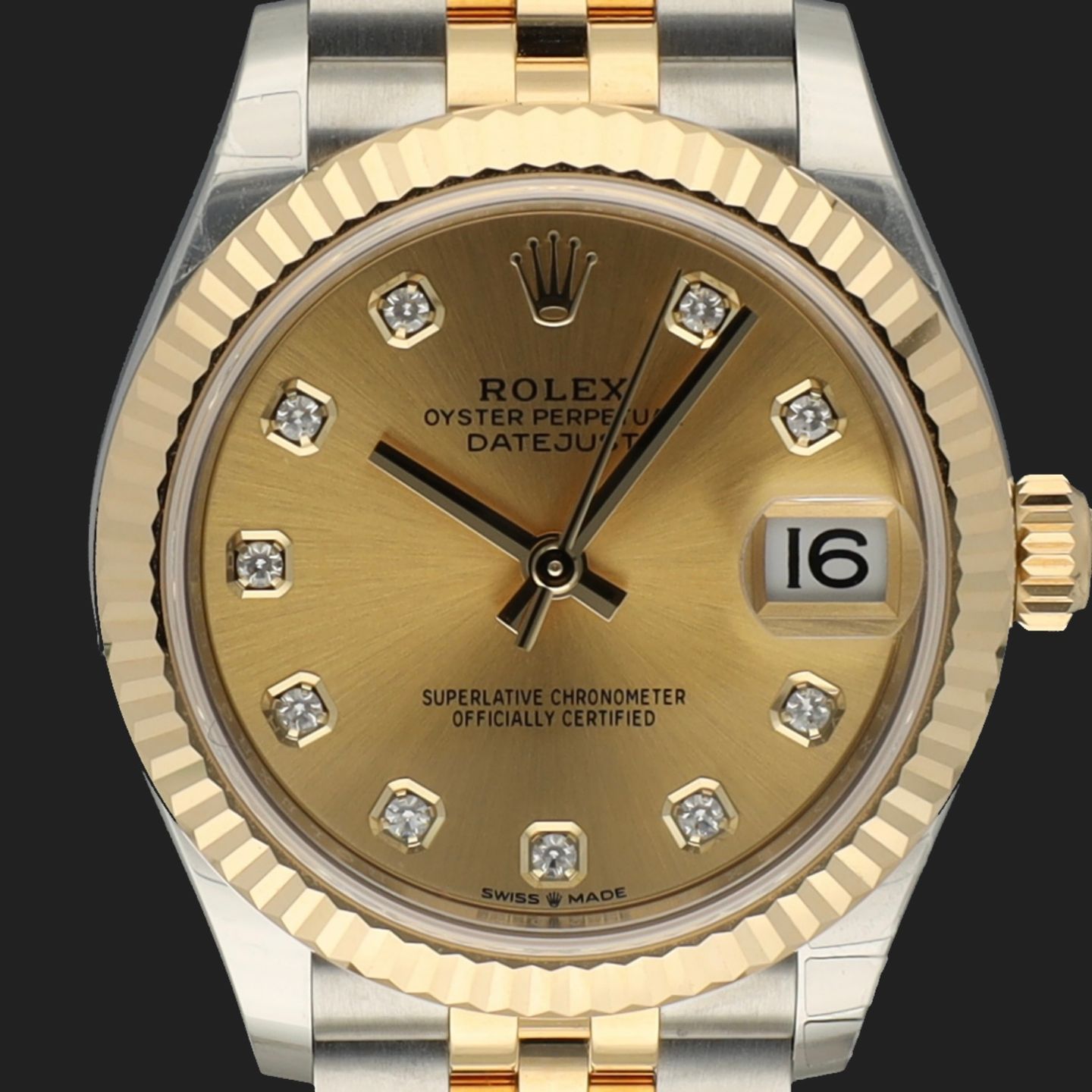 Rolex Datejust 31 278273 (2023) - 31 mm Gold/Steel case (2/8)
