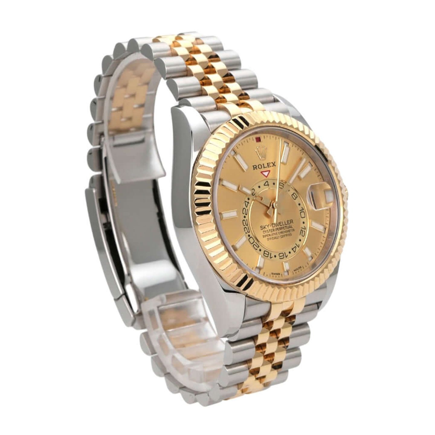 Rolex Sky-Dweller 326933 (2023) - Champagne dial 42 mm Steel case (4/8)
