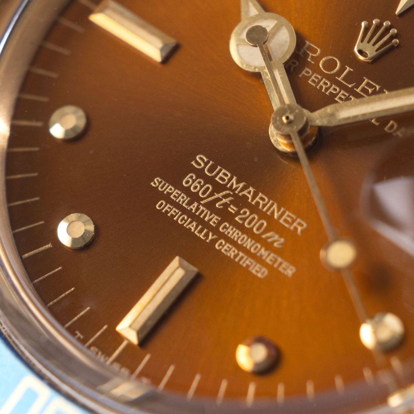 Rolex Submariner 1680/8 (1973) - Bruin wijzerplaat 40mm Geelgoud (8/8)