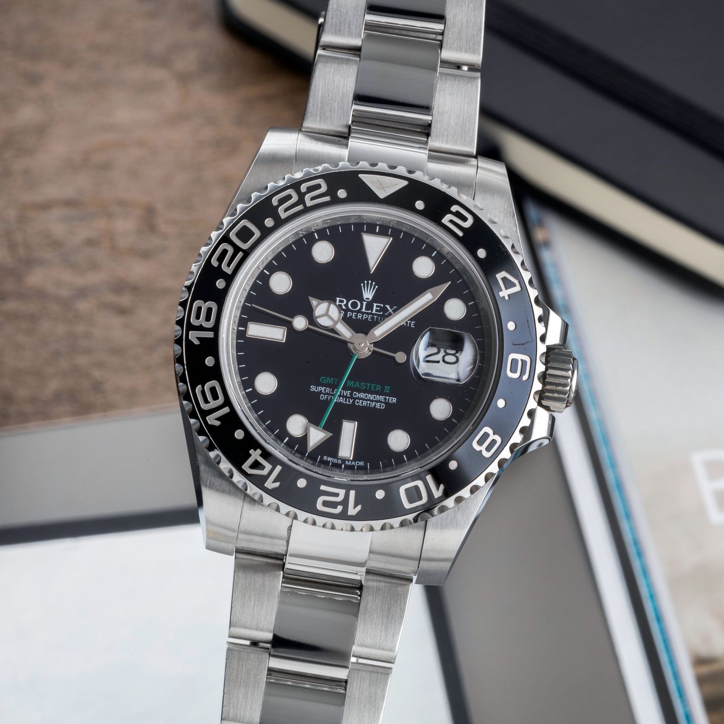 Rolex GMT-Master II 116710LN (Unknown (random serial)) - Black dial 40 mm Steel case (3/8)