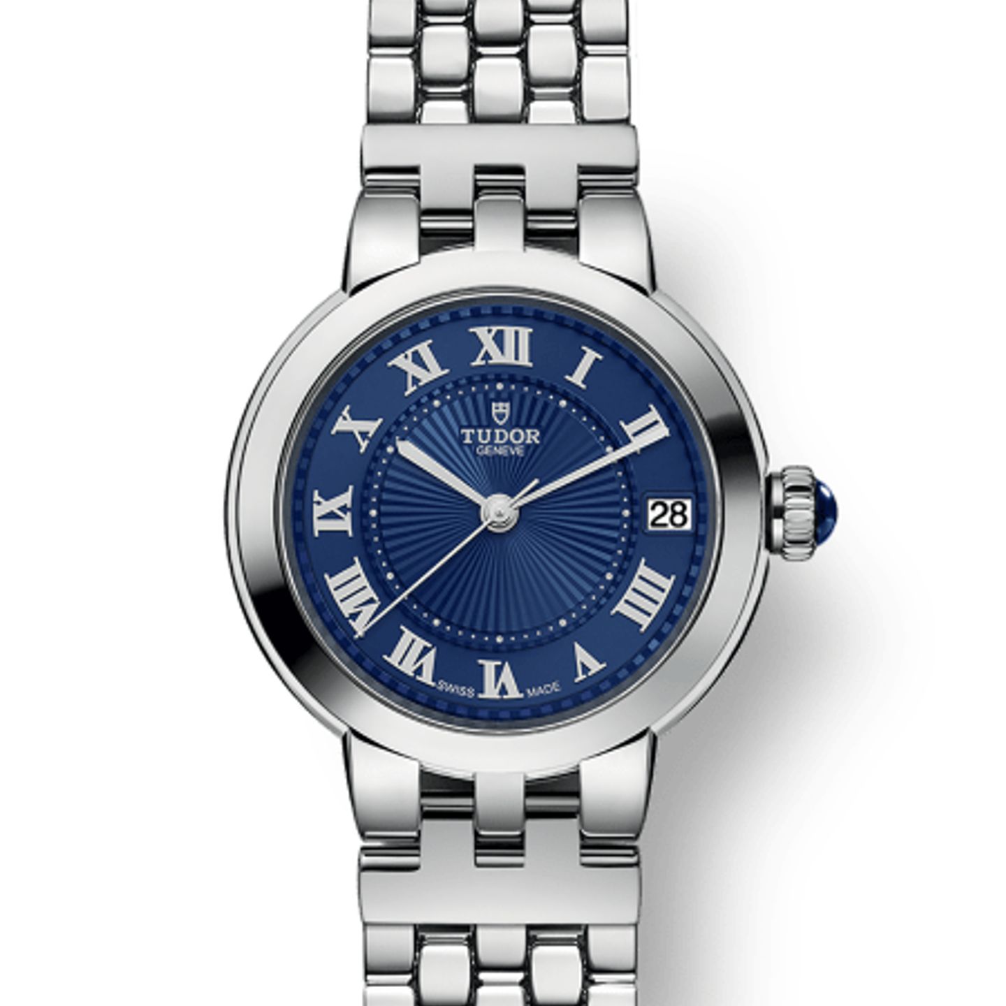 Tudor Clair de Rose 35800 (2024) - Blauw wijzerplaat 34mm Staal (1/1)