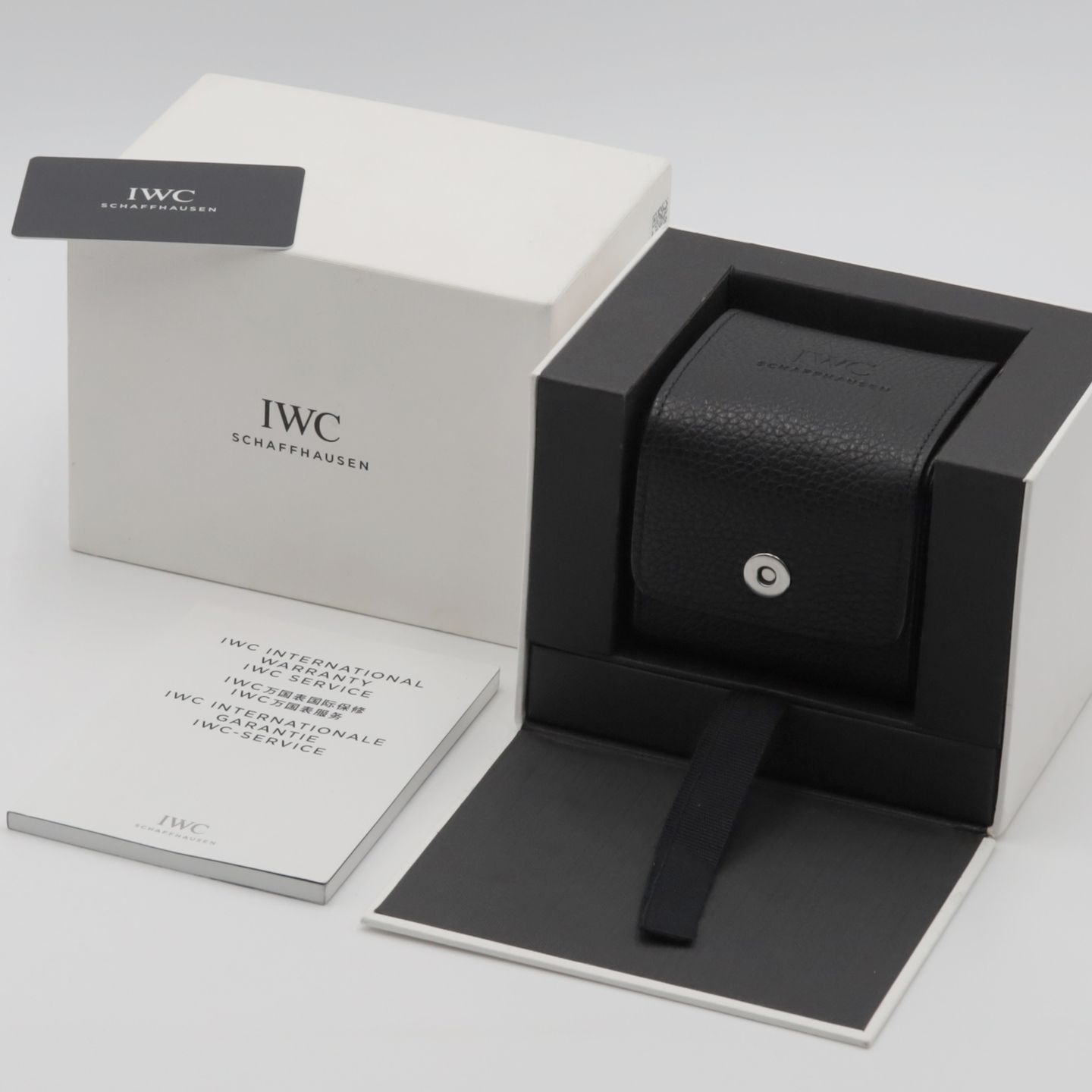 IWC Pilot Spitfire Chronograph IW326803 (Onbekend (willekeurig serienummer)) - Zwart wijzerplaat 39mm Staal (8/8)