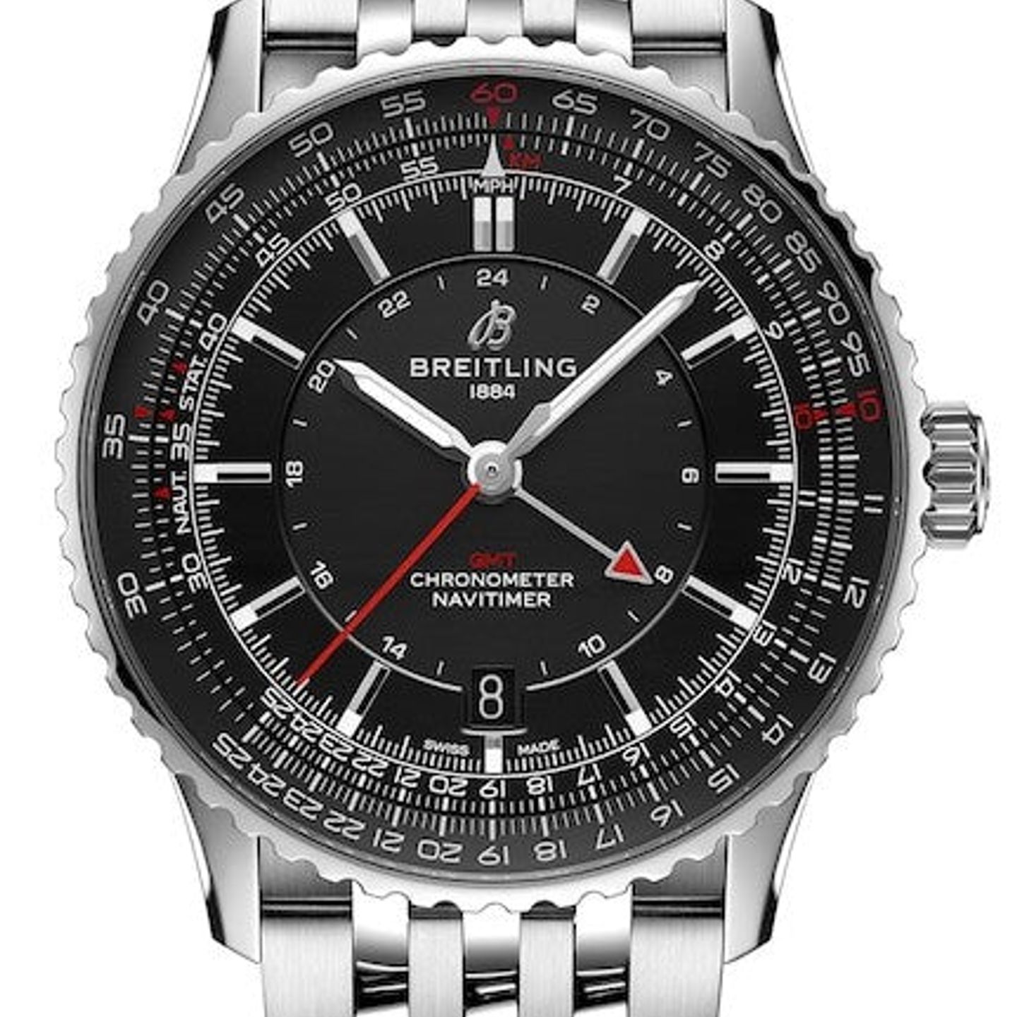Breitling Navitimer GMT A32310251B1A1 (2026) - Black dial 41 mm Steel case (1/1)