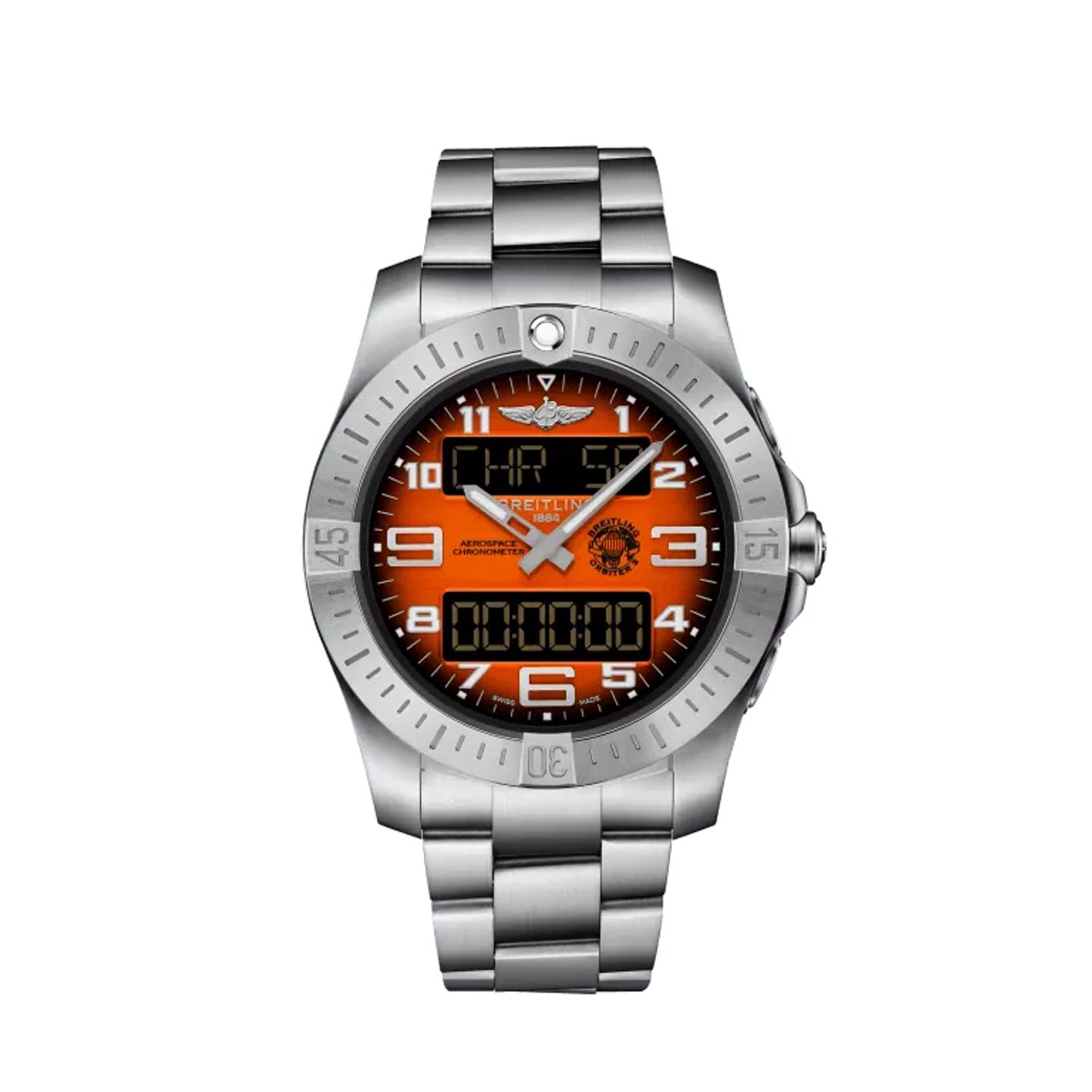 Breitling Aerospace EB70101A1O1E1 (2024) - Orange dial 43 mm Titanium case (1/1)