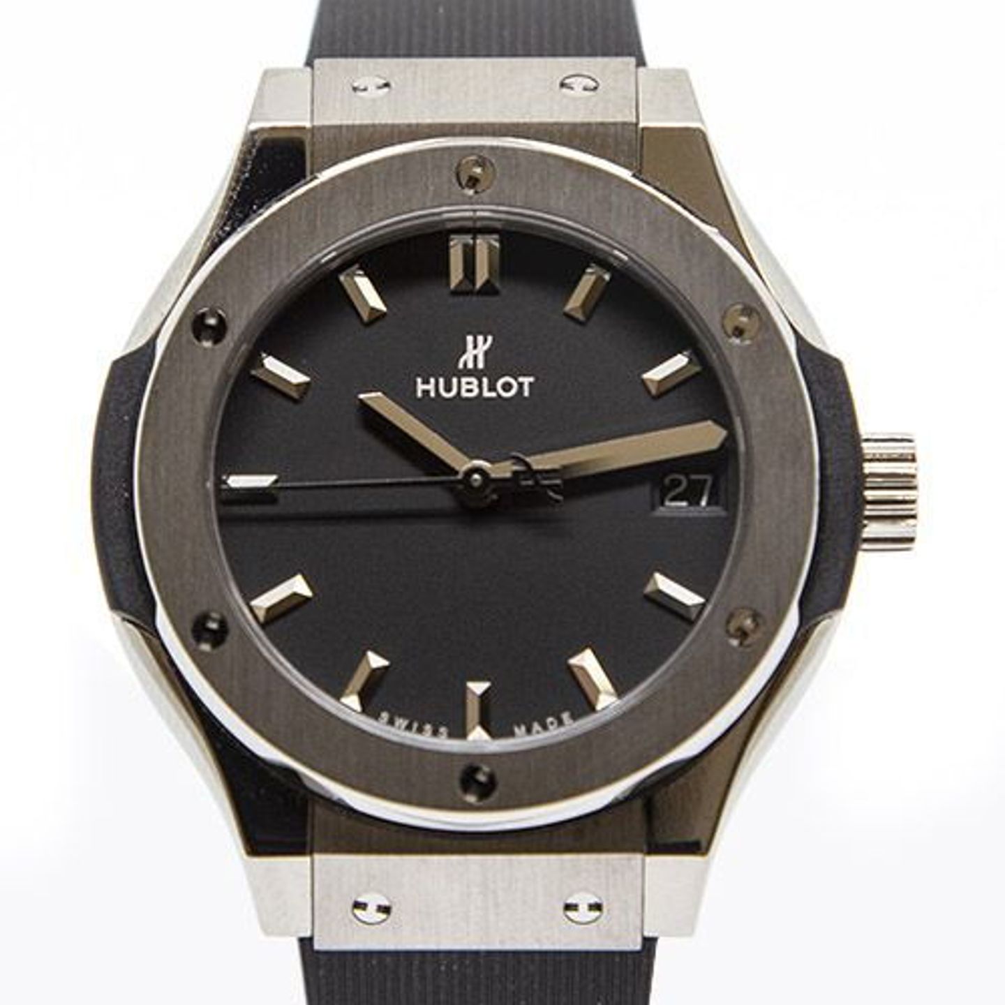 Hublot Classic Fusion Quartz 581.NX.1171.RX (2024) - Black dial 33 mm Titanium case (1/4)