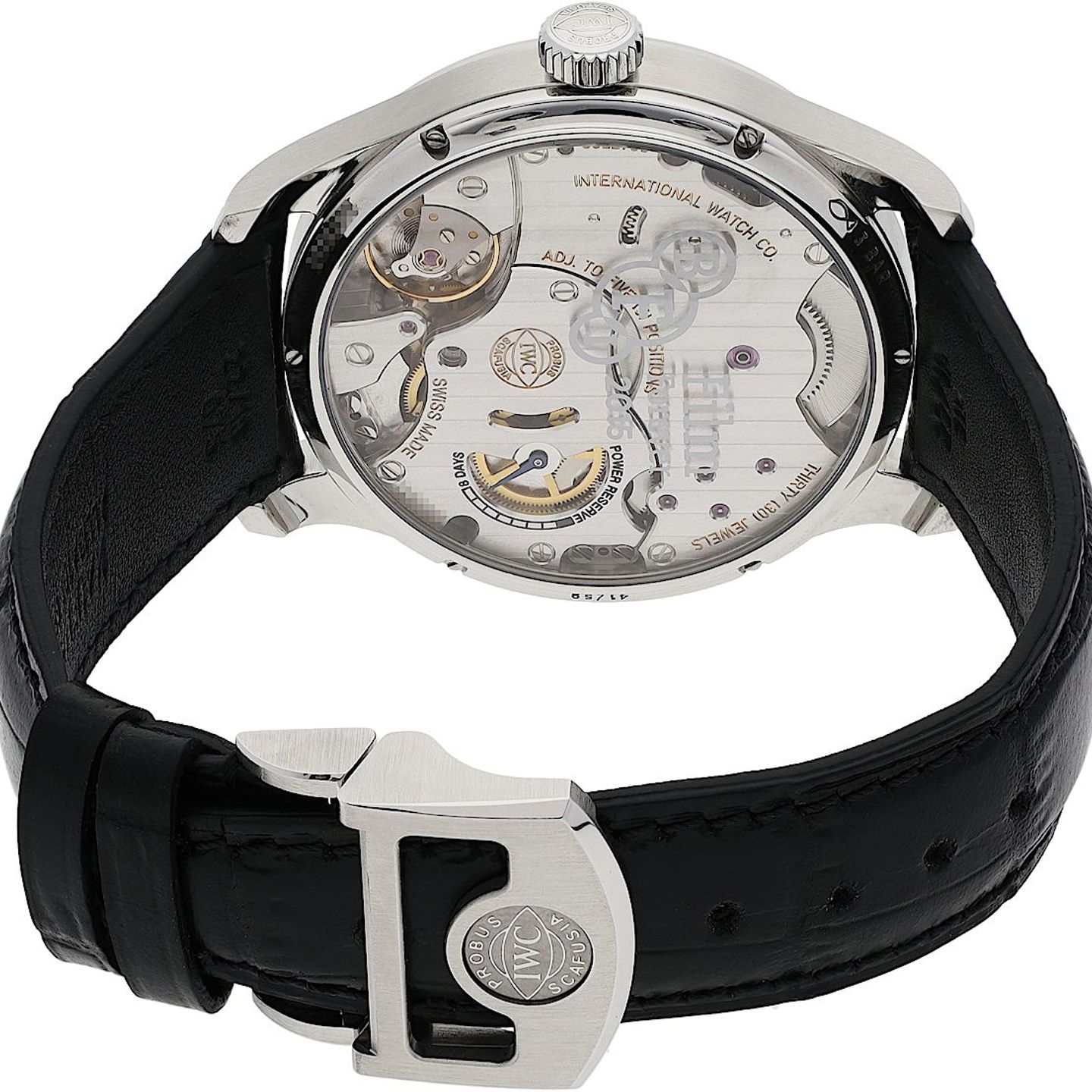 IWC Portuguese Hand-Wound IW510207 (2018) - Silver dial 43 mm Steel case (5/5)