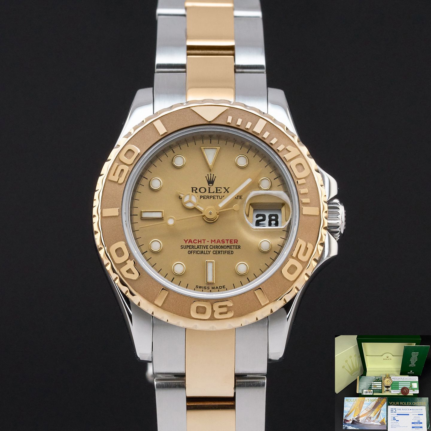 Rolex Yacht-Master 169623 (2008) - 29 mm Gold/Steel case (1/8)
