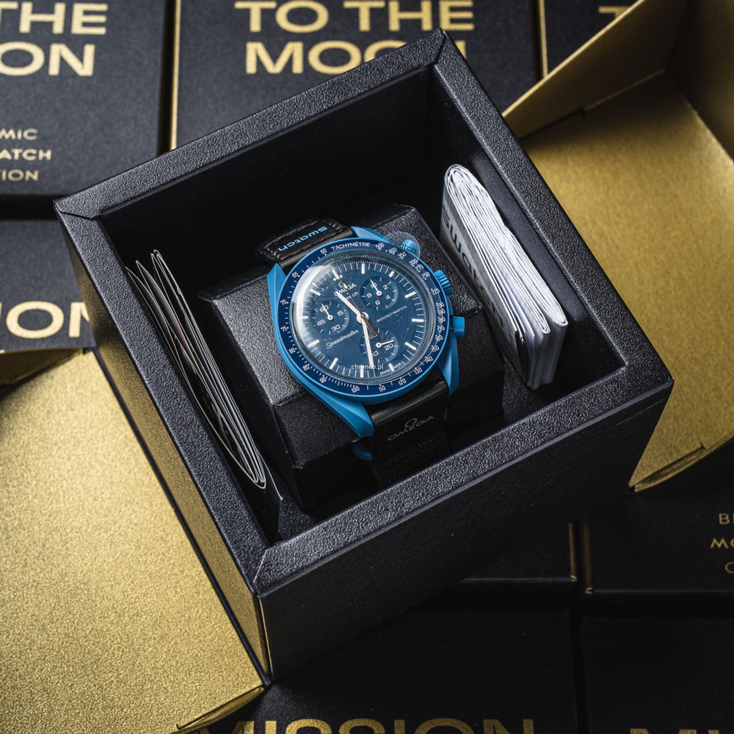 Unknown Unknown Swatch Mission To The Moonshine Gold Moonswatch  (2023) - Onbekend wijzerplaat 42mm Keramiek (7/8)