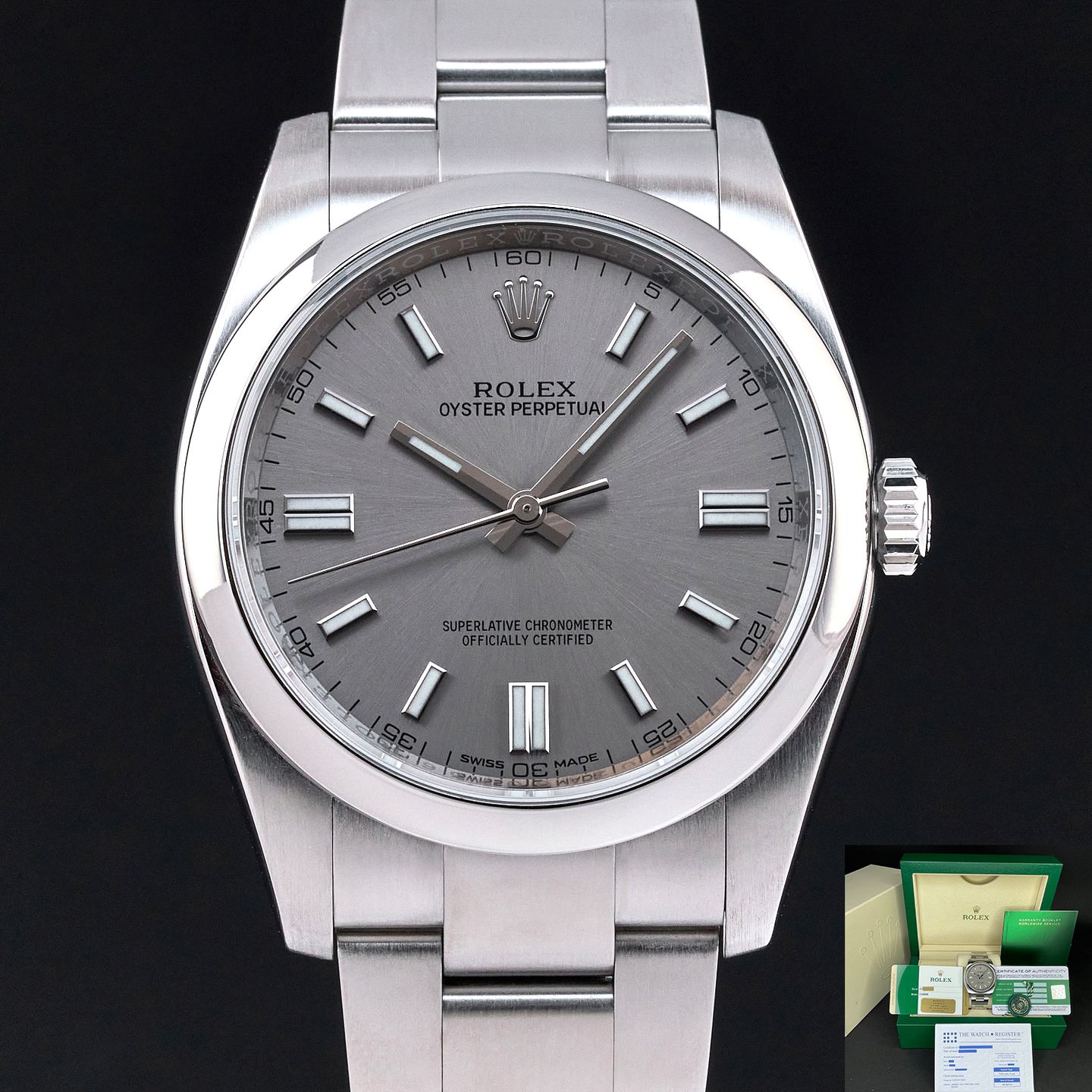 Rolex Oyster Perpetual 36 116000 (2016) - 36mm Staal (1/7)