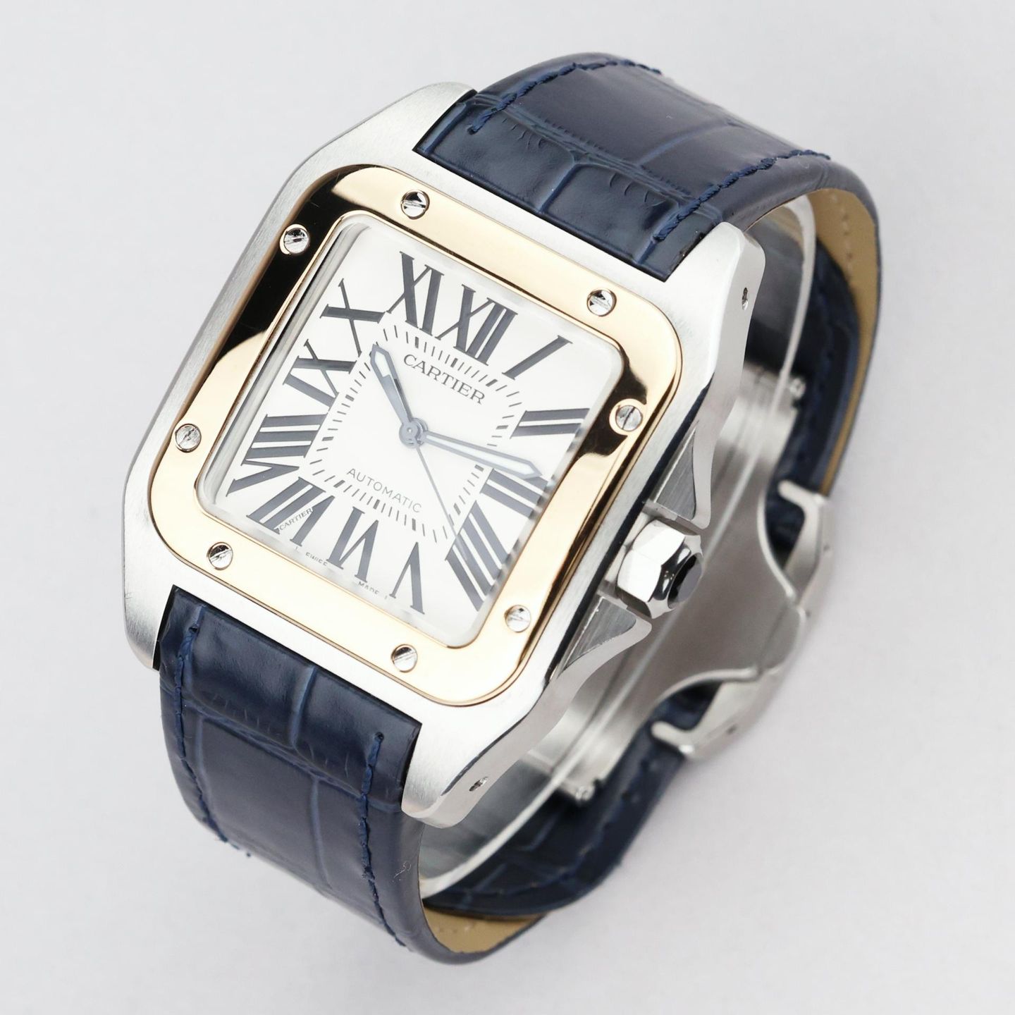 Cartier Santos 100 2656 (Onbekend (willekeurig serienummer)) - 38mm Staal (4/8)