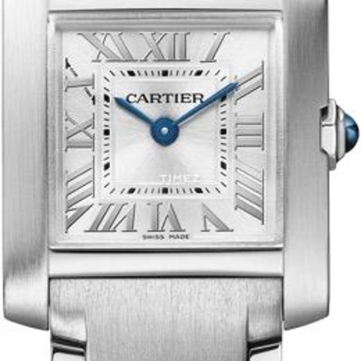 Cartier Tank Française WSTA0065 (2024) - Silver dial 21 mm Steel case (1/1)