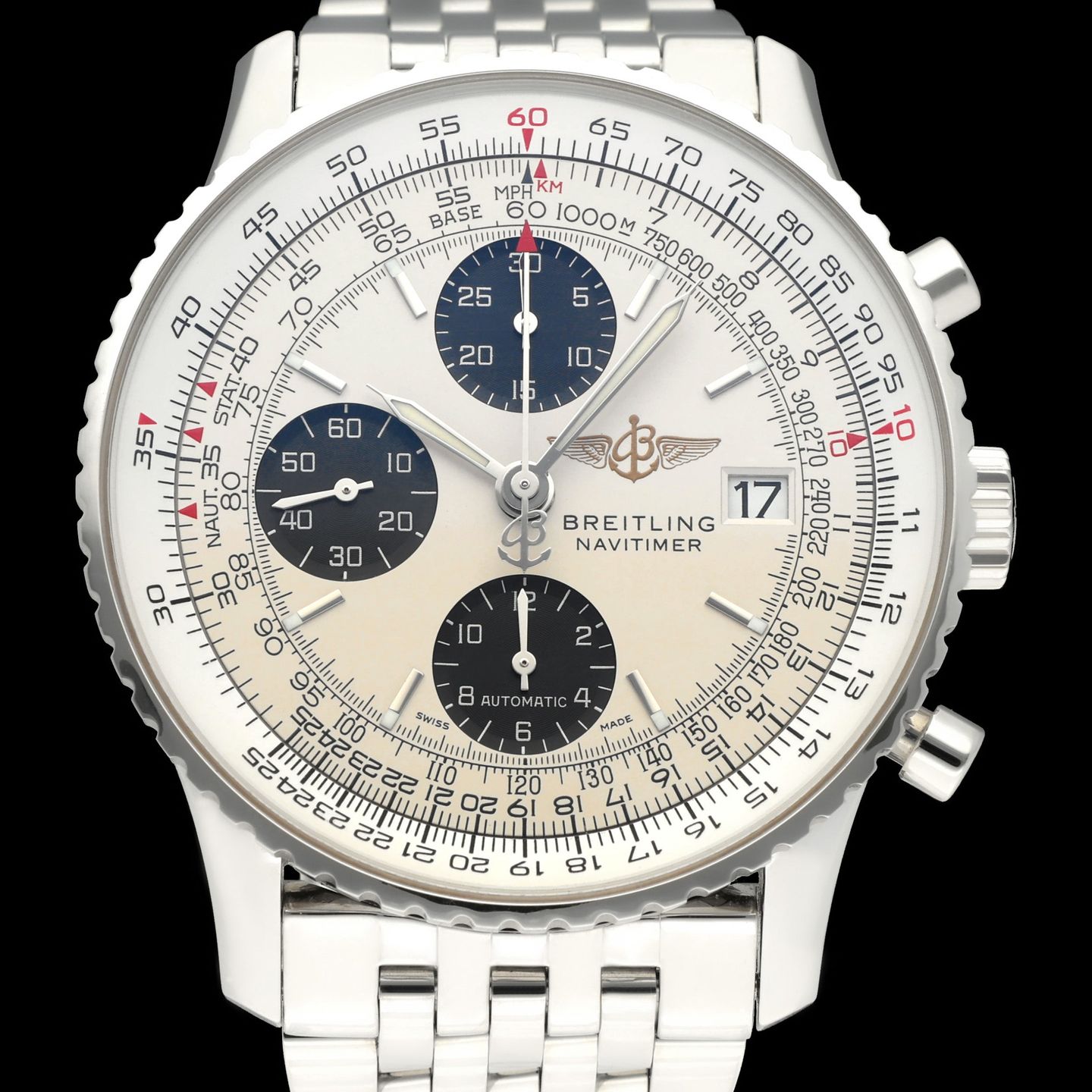 Breitling Navitimer Heritage A13324 (2015) - Silver dial 41 mm Steel case (1/8)