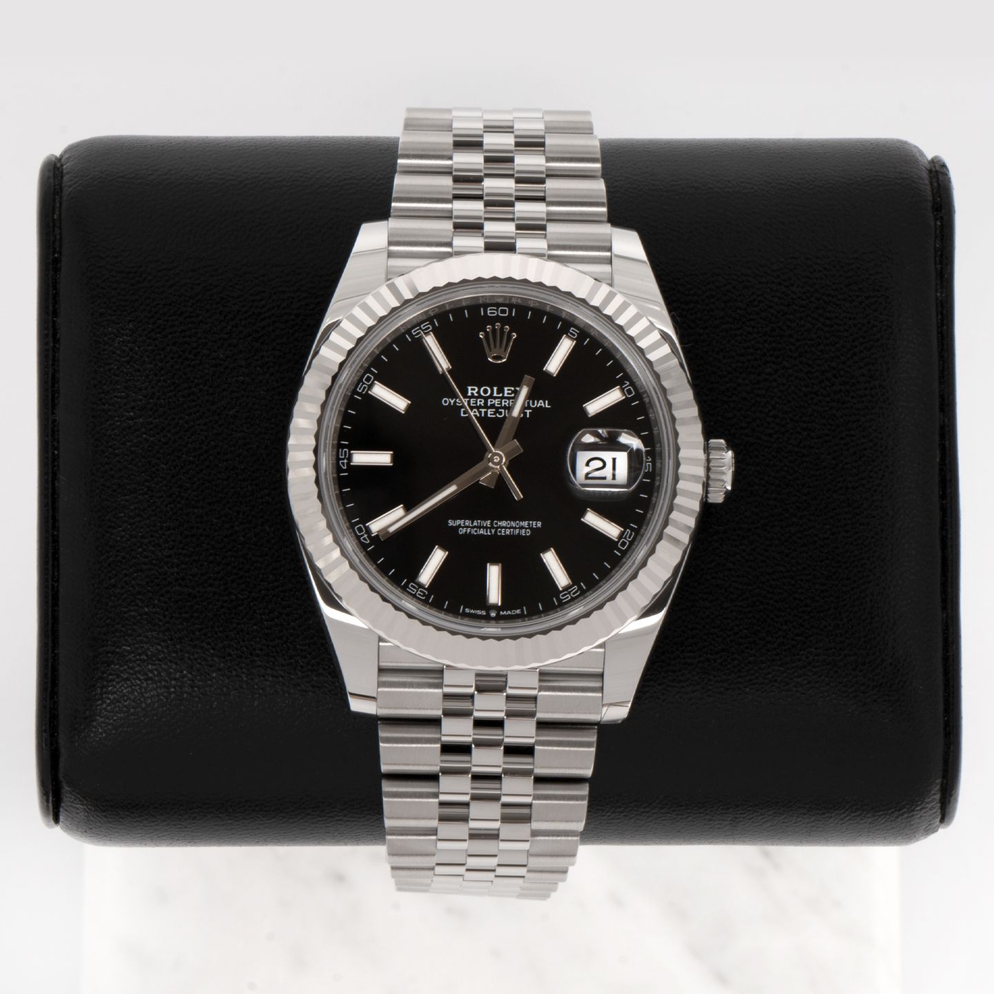 Rolex Datejust 41 126334 (2026) - Black dial 41 mm Steel case (1/6)
