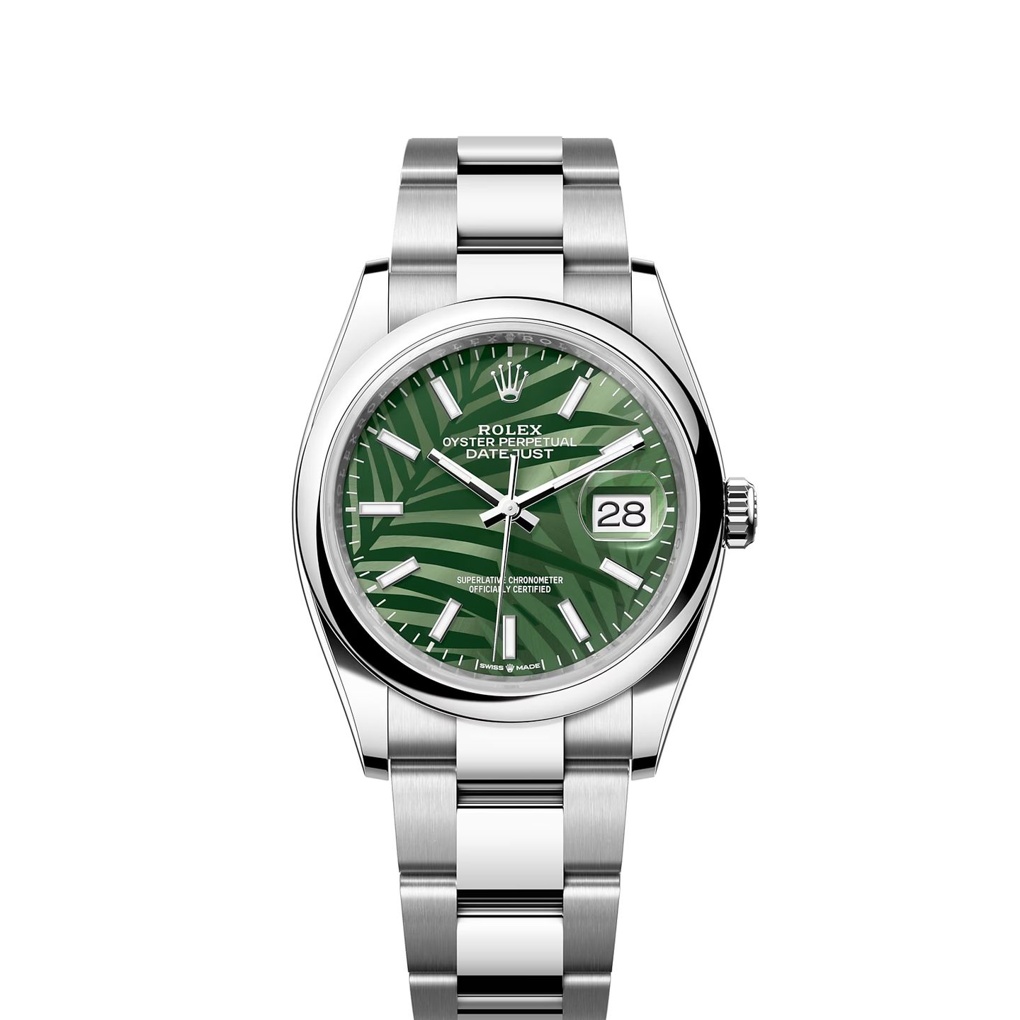 Rolex Datejust 36 126200 (2024) - Groen wijzerplaat 36mm Staal (1/1)