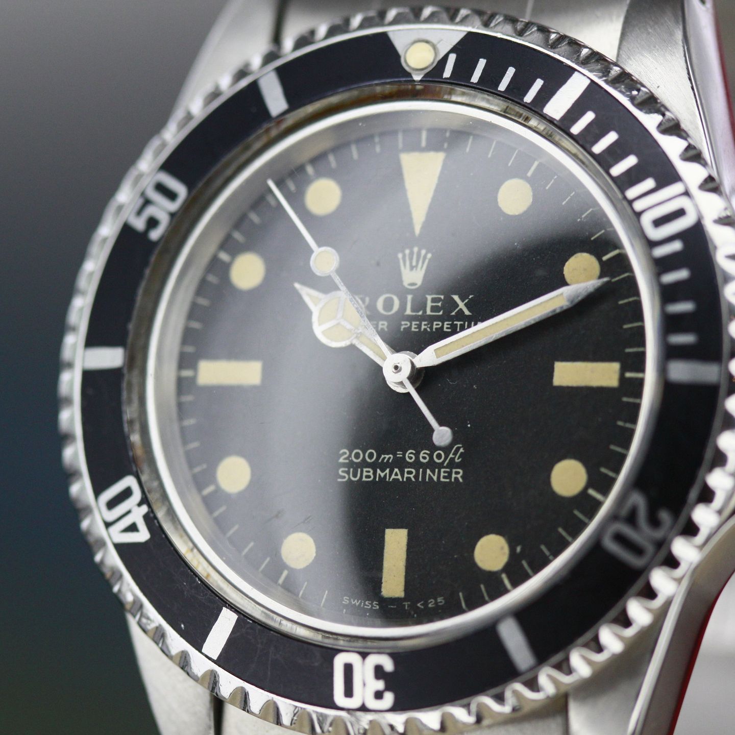 Rolex Submariner No Date 5513 (1966) - Black dial 40 mm Steel case (1/8)