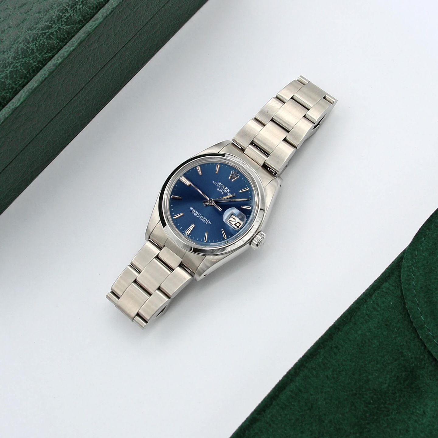 Rolex Oyster Perpetual Date 1500 (Unknown (random serial)) - 34 mm Steel case (1/7)