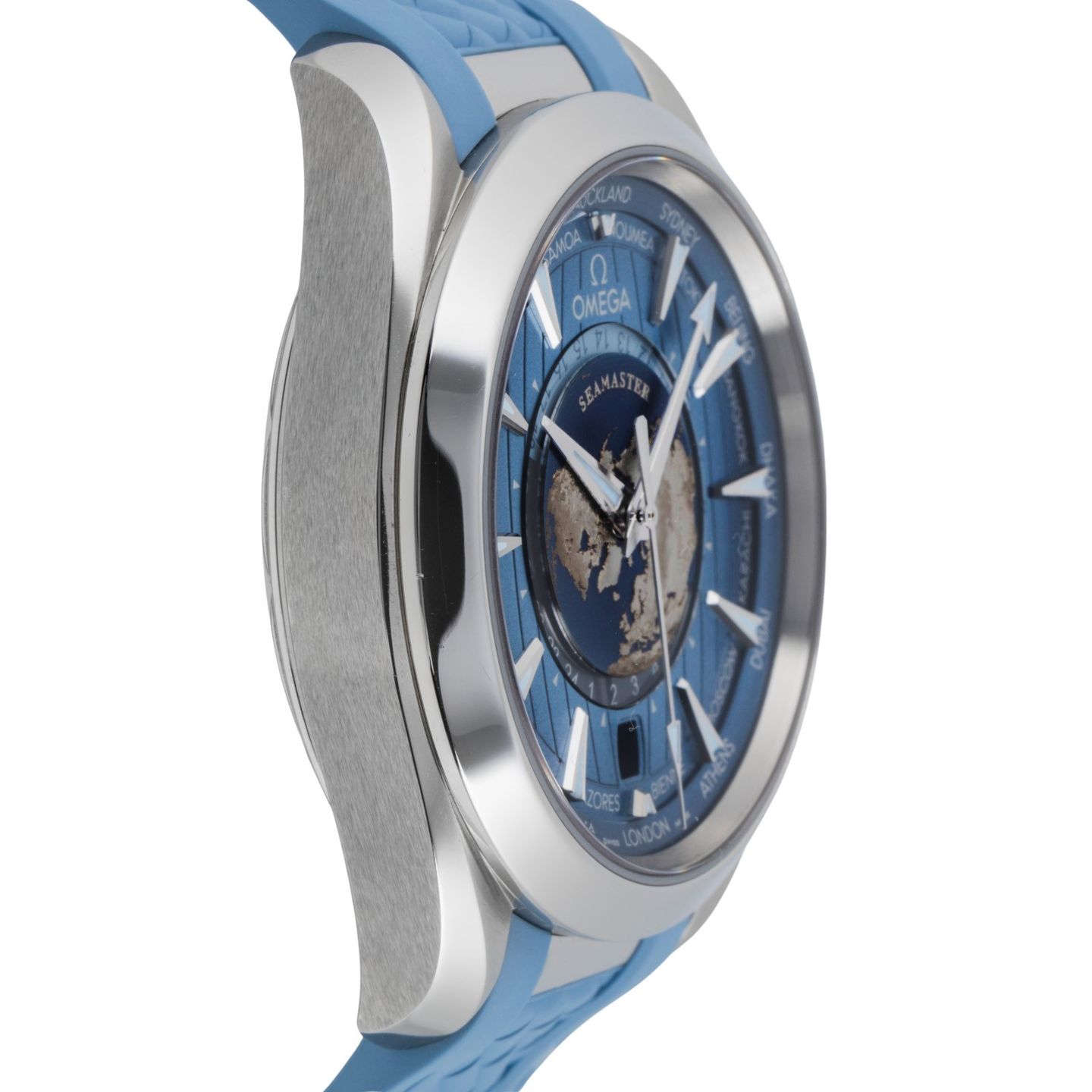 Omega Seamaster Aqua Terra 220.12.43.22.03.002 (Onbekend (willekeurig serienummer)) - Blauw wijzerplaat 43mm Staal (7/8)