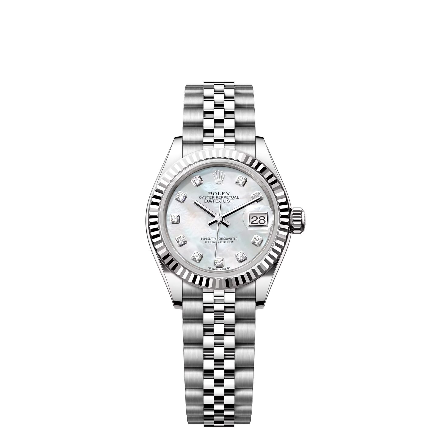 Rolex Lady-Datejust 279174 (2024) - Pearl dial 28 mm Steel case (1/1)