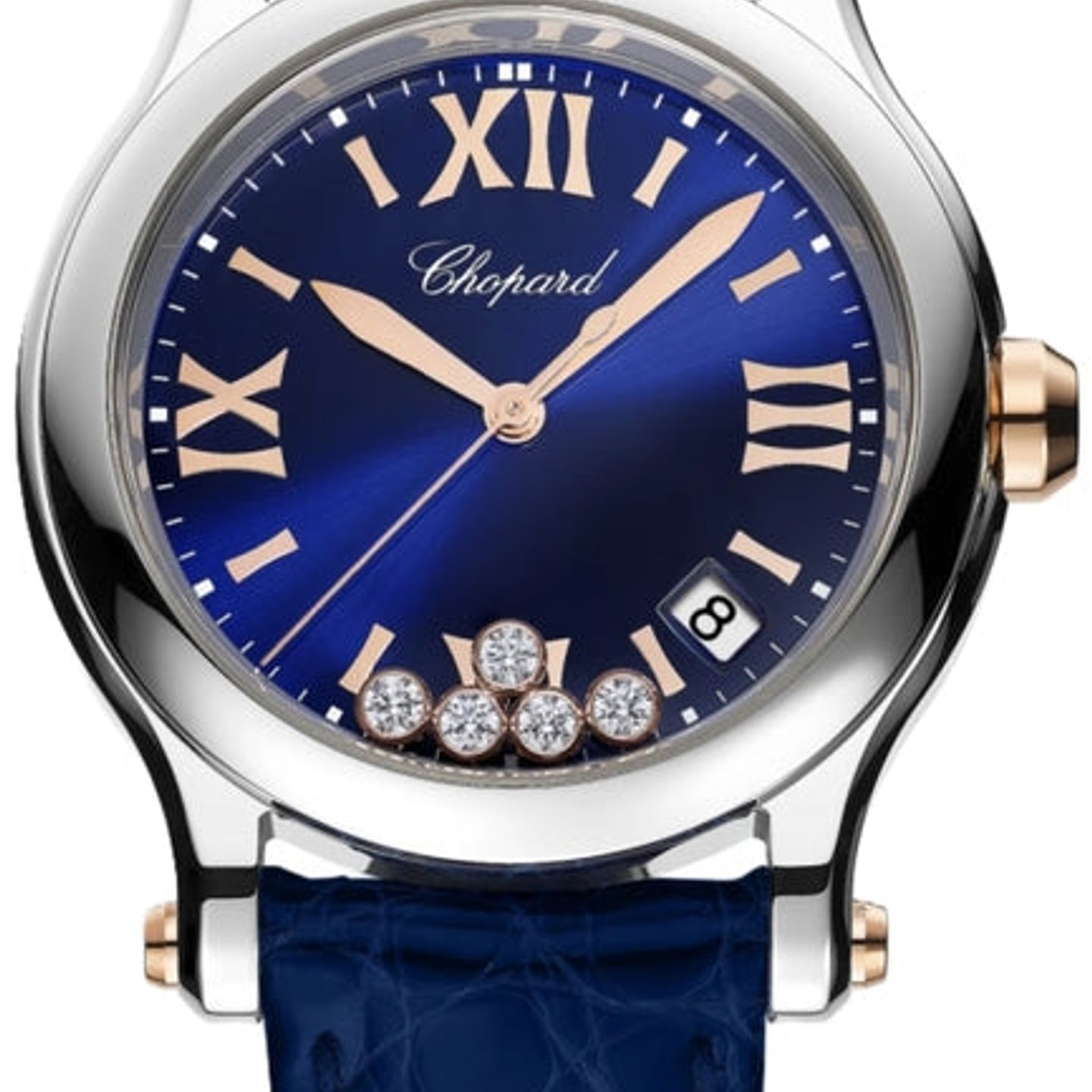 Chopard Happy Sport 278582-6012 (2026) - Blauw wijzerplaat 36mm Staal (1/1)