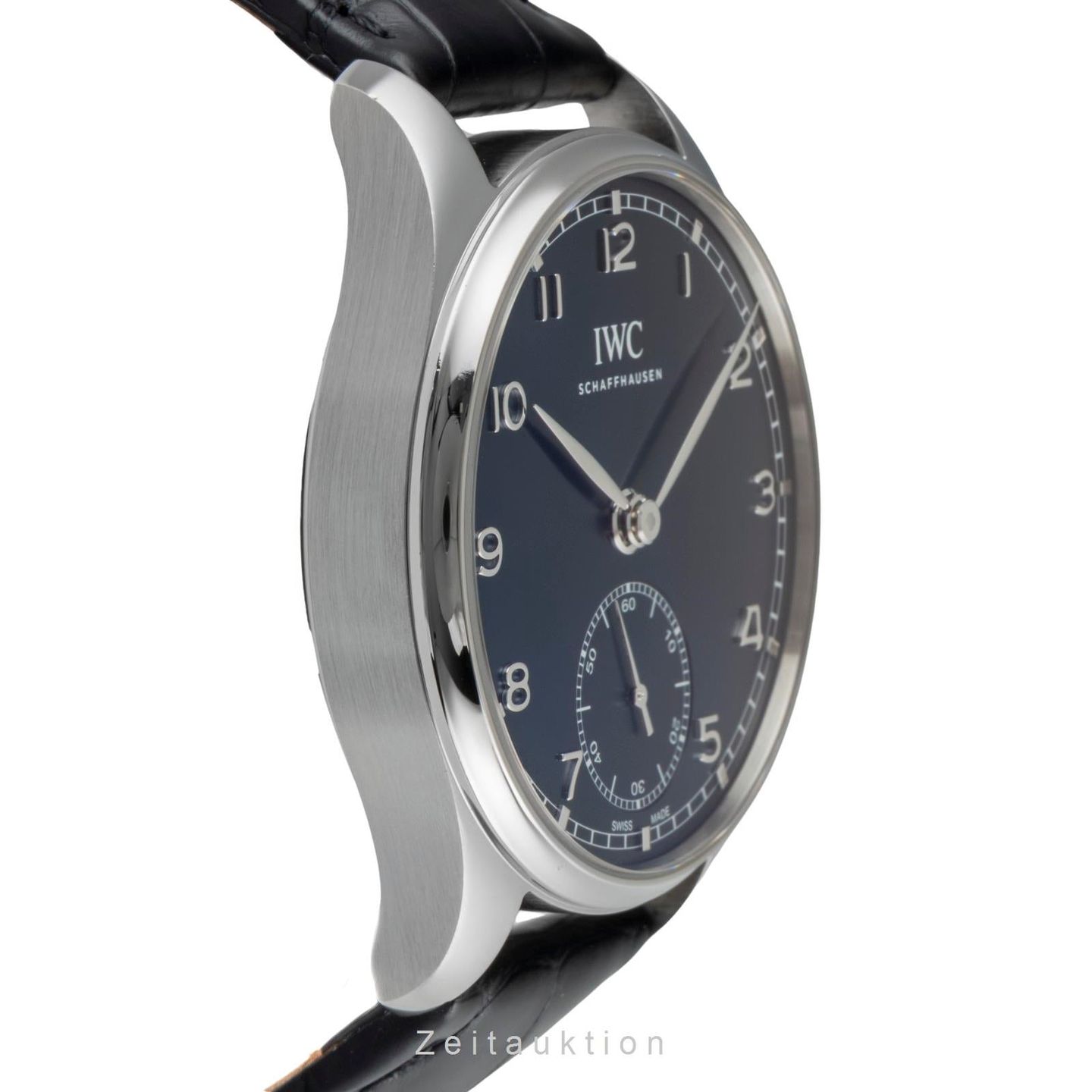 IWC Portuguese Automatic IW358305 (Unknown (random serial)) - Blue dial 40 mm Steel case (6/8)