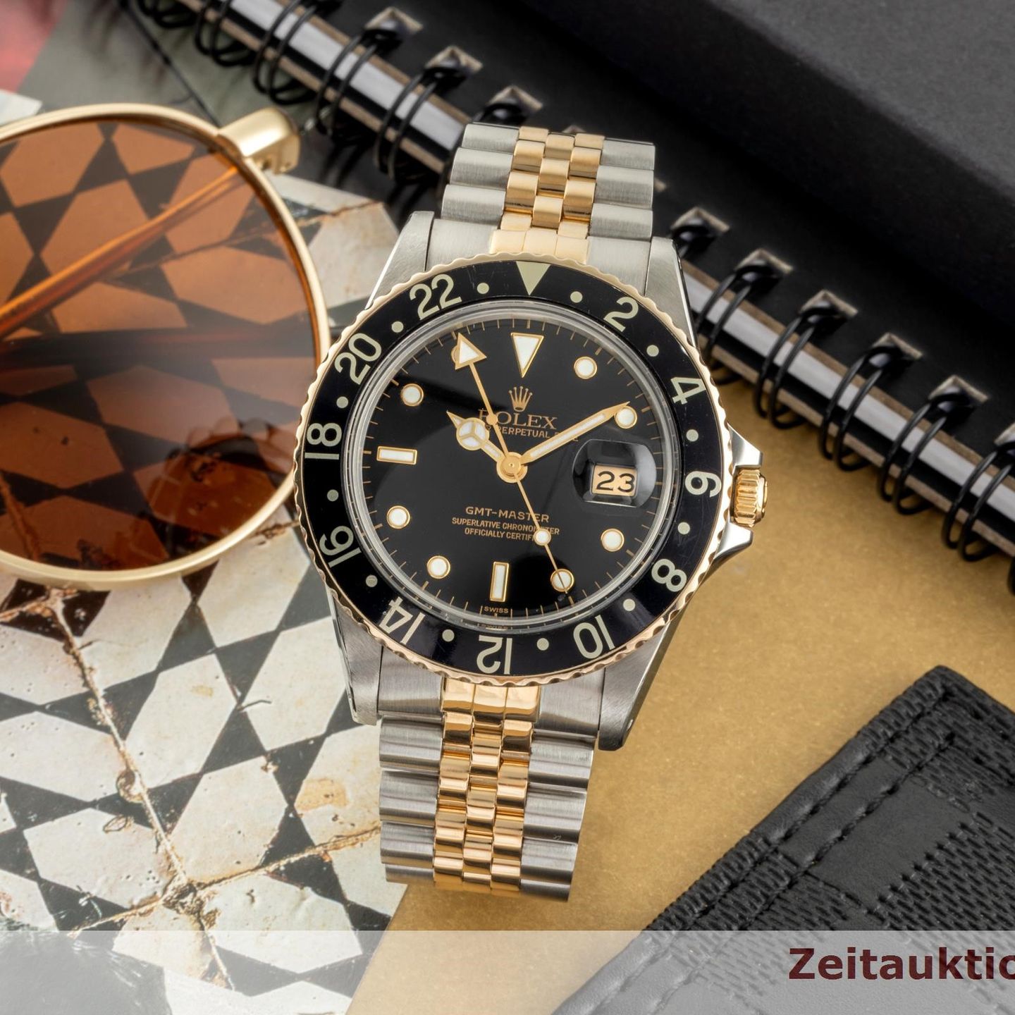 Rolex GMT-Master 16753 (1982) - 40mm Goud/Staal (1/8)