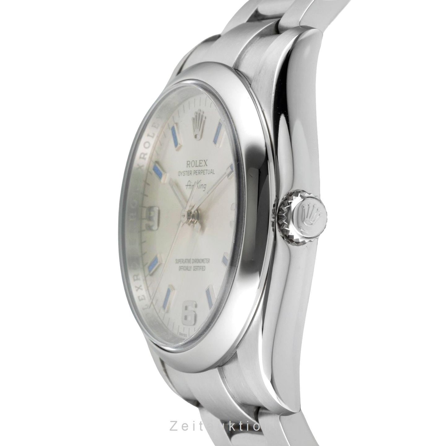 Rolex Oyster Perpetual 34 114200 (Unknown (random serial)) - Silver dial 34 mm Steel case (5/8)