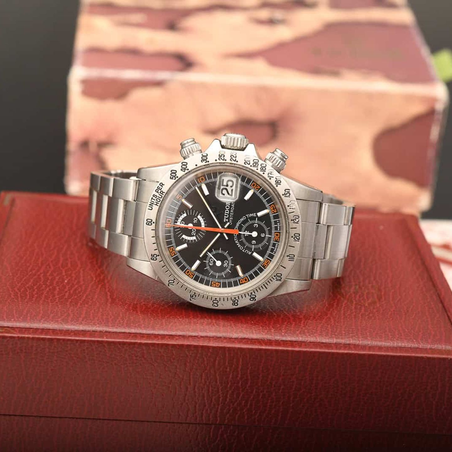 Tudor Oysterdate Big Block 94300 (1988) - Black dial 40 mm Steel case (6/8)