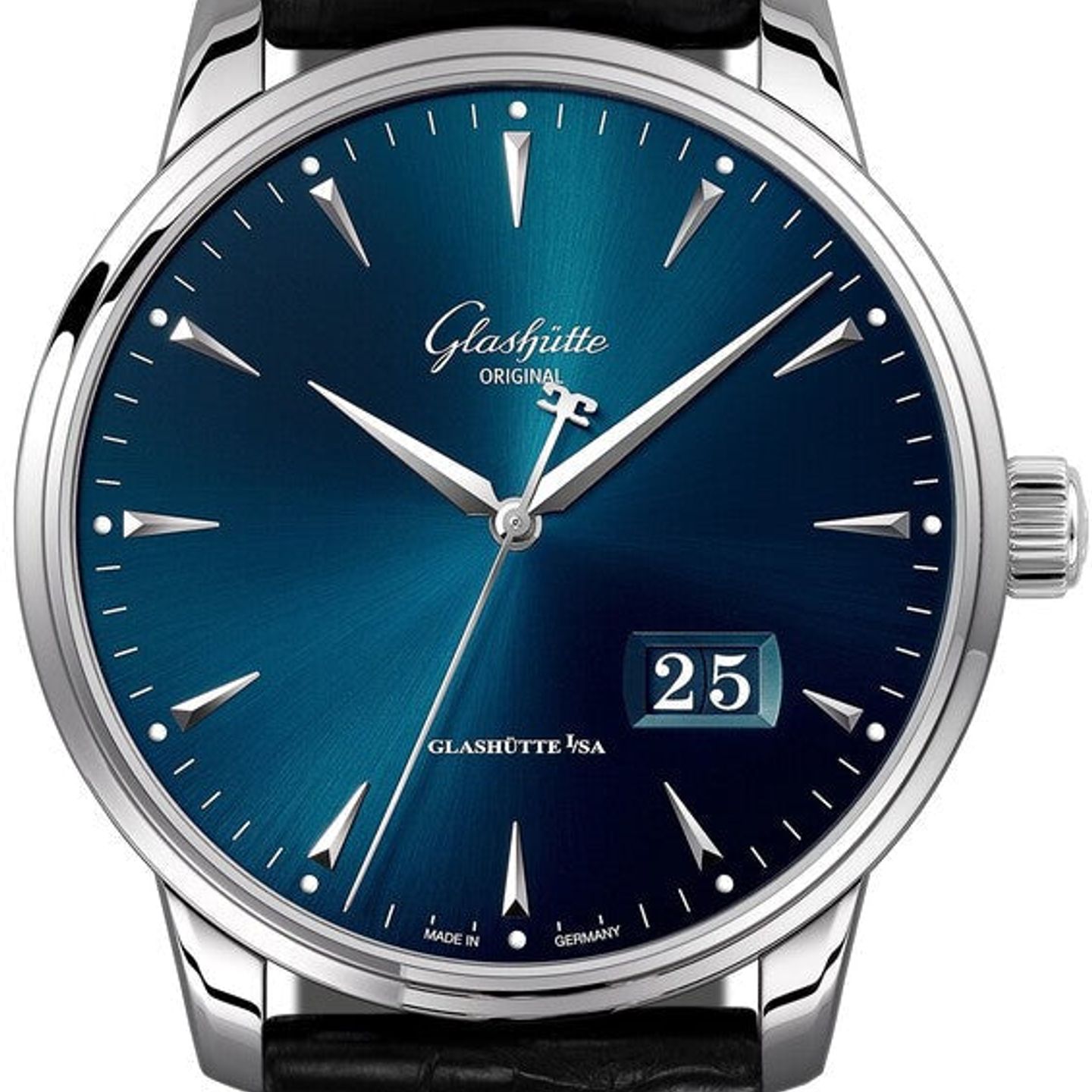 Glashütte Original Senator Excellence 1-36-04-04-02-30 (2026) - Blauw wijzerplaat 40mm Staal (1/1)