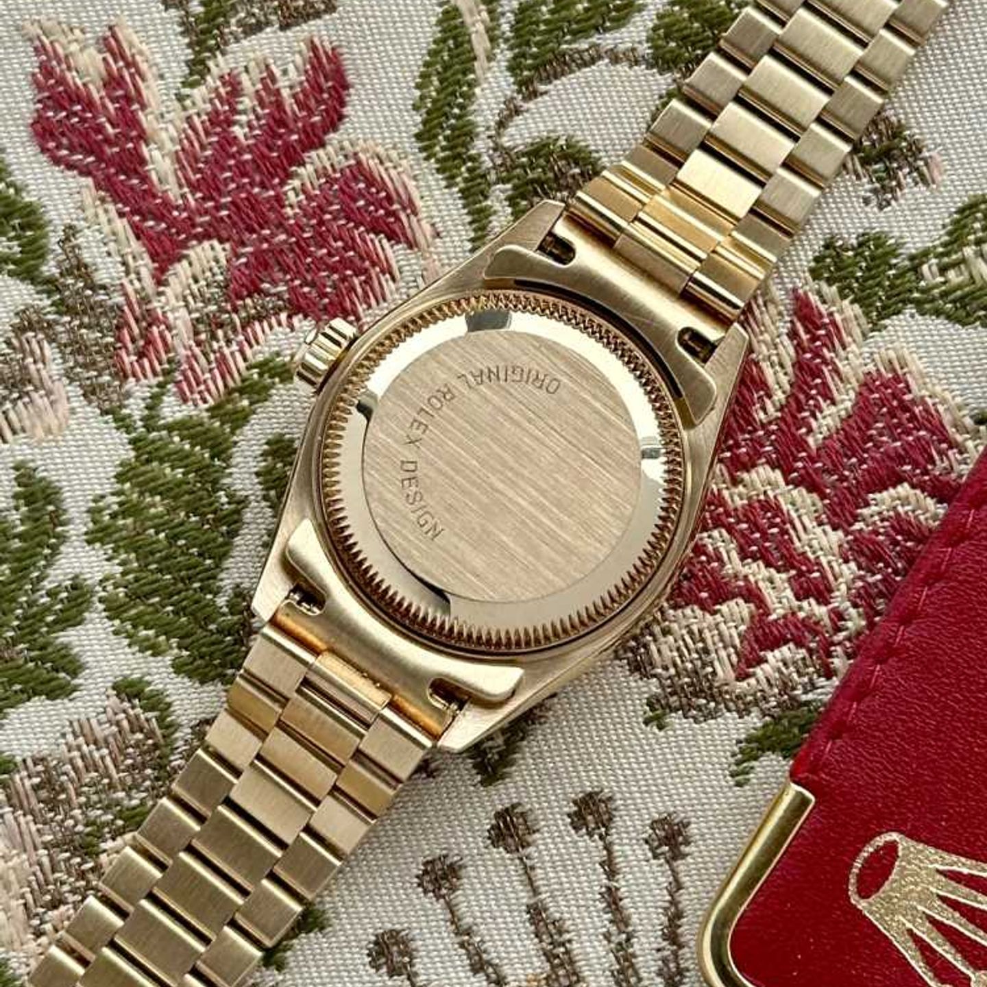 Rolex Lady-Datejust 69178G (1989) - Gold dial 26 mm Yellow Gold case (7/8)