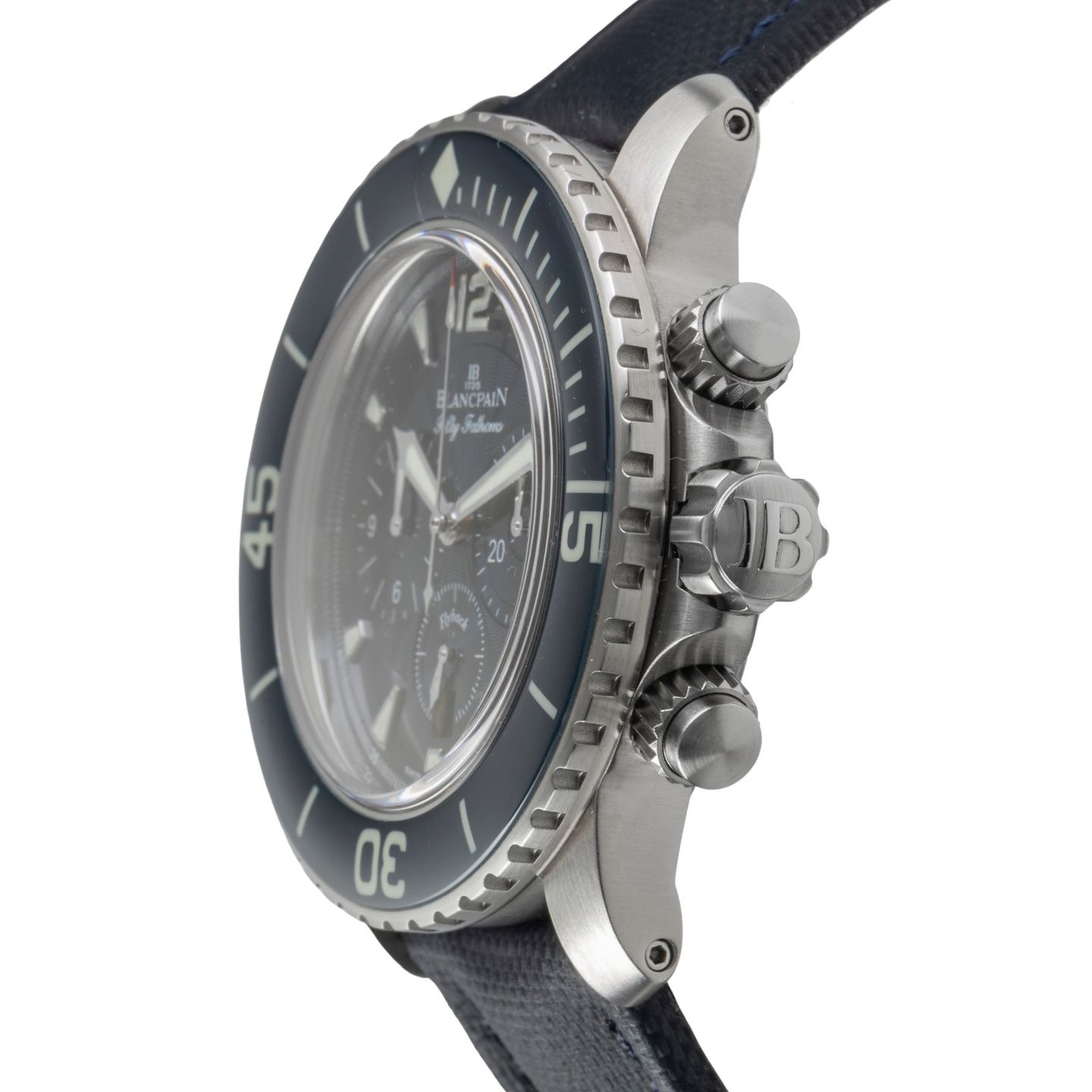 Blancpain Fifty Fathoms 5085FB-1140-52B (Onbekend (willekeurig serienummer)) - Blauw wijzerplaat 46mm Staal (6/8)