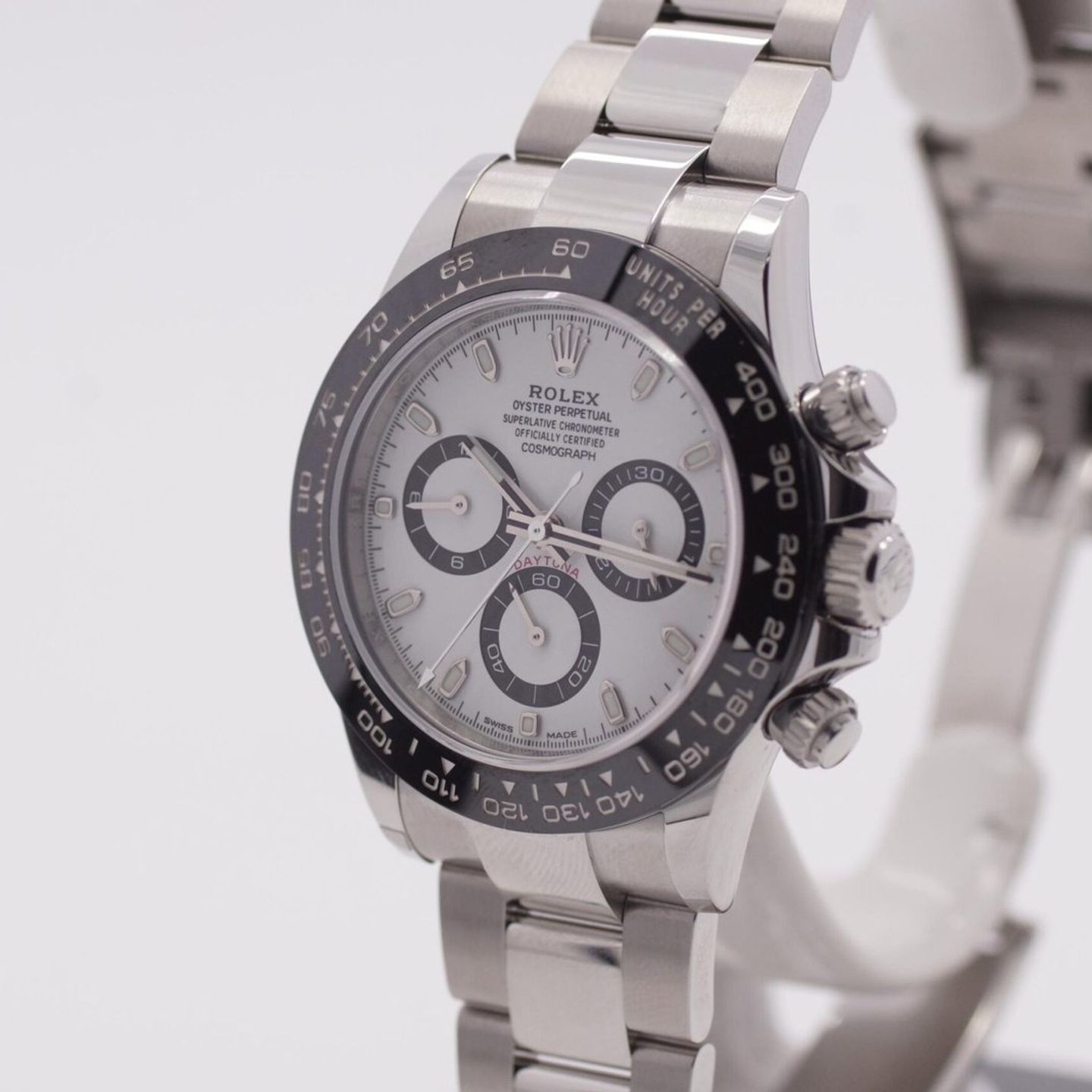 Rolex Daytona 116500LN (2018) - Wit wijzerplaat 40mm Staal (4/8)