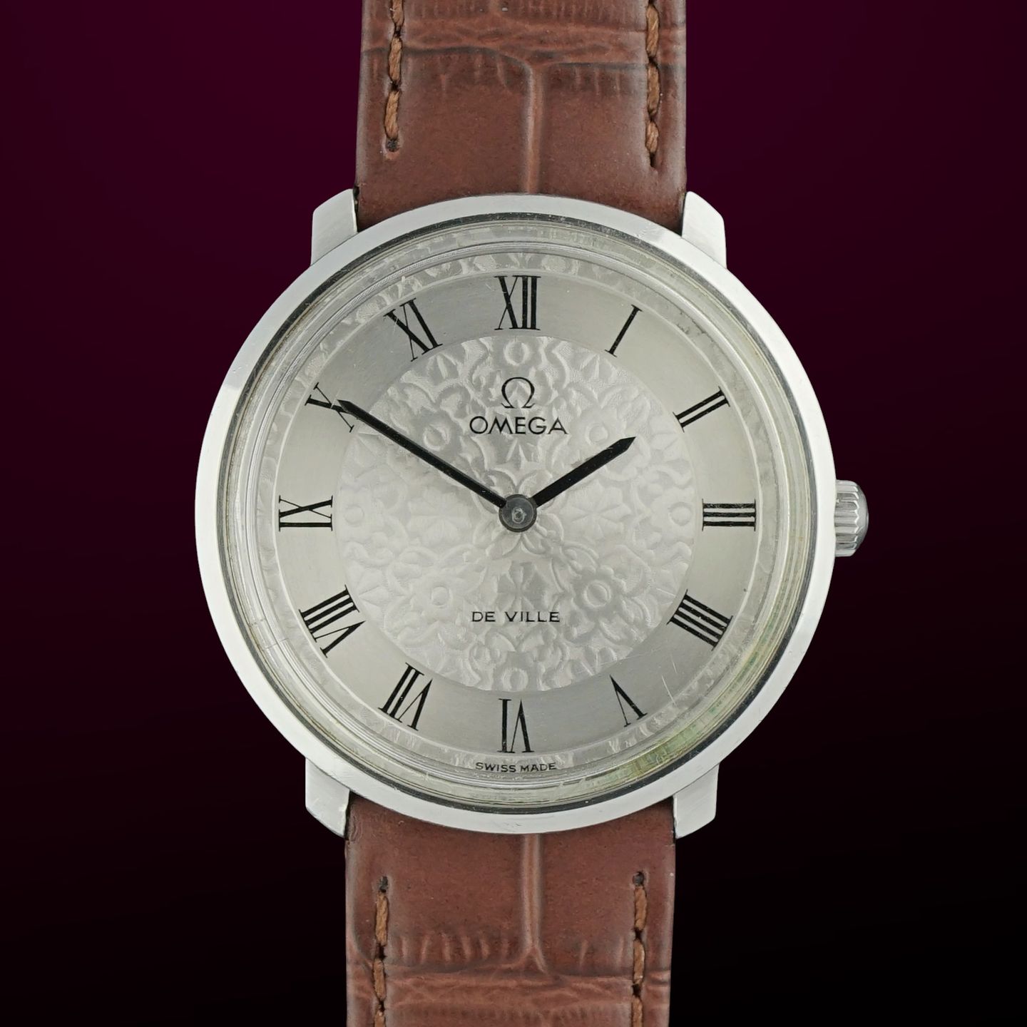 Omega De Ville 111.0107 (1973) - Silver dial 33 mm Steel case (1/8)