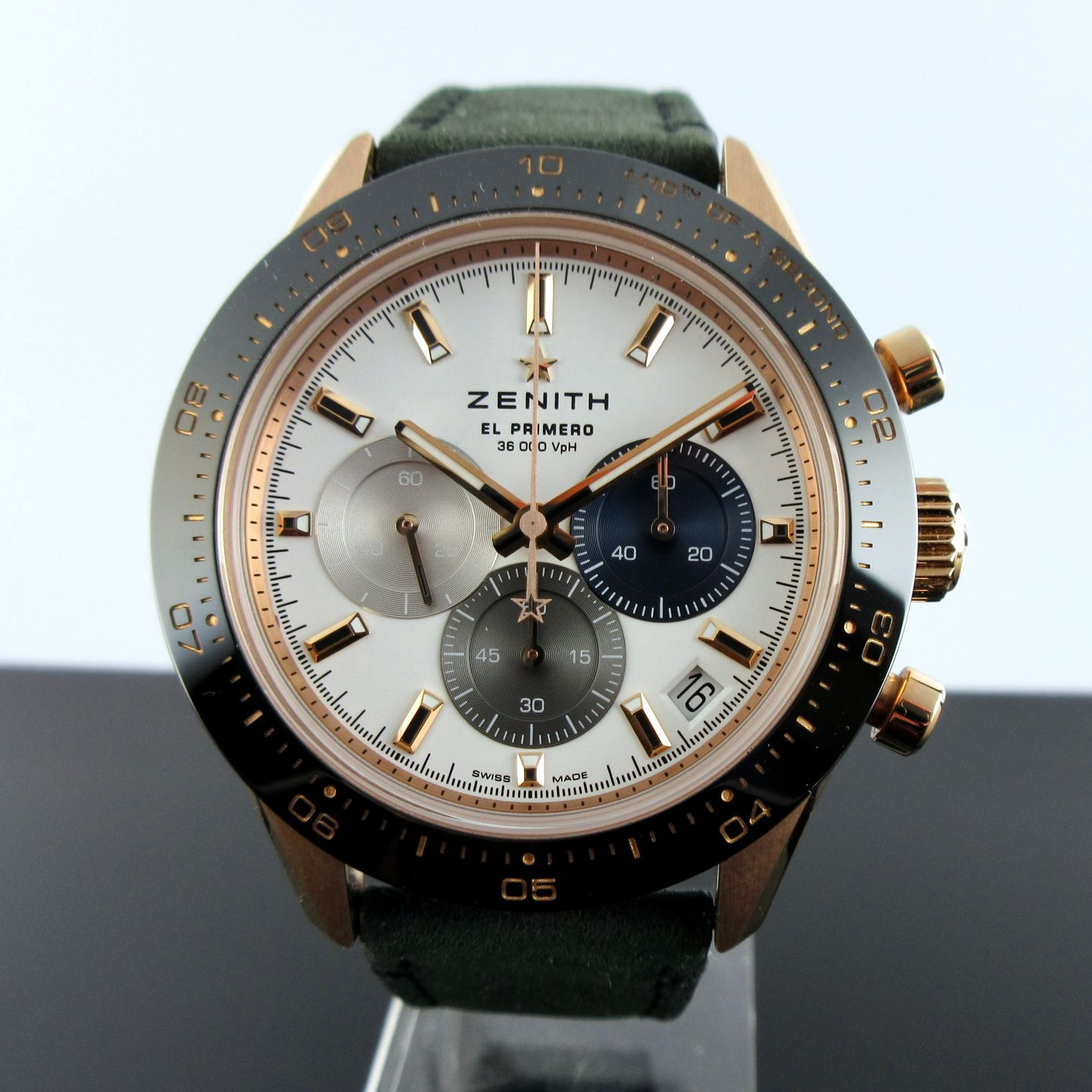 Zenith Chronomaster Sport 18.3100.3600/69.C920 (2025) - White dial 41 mm Rose Gold case (1/8)