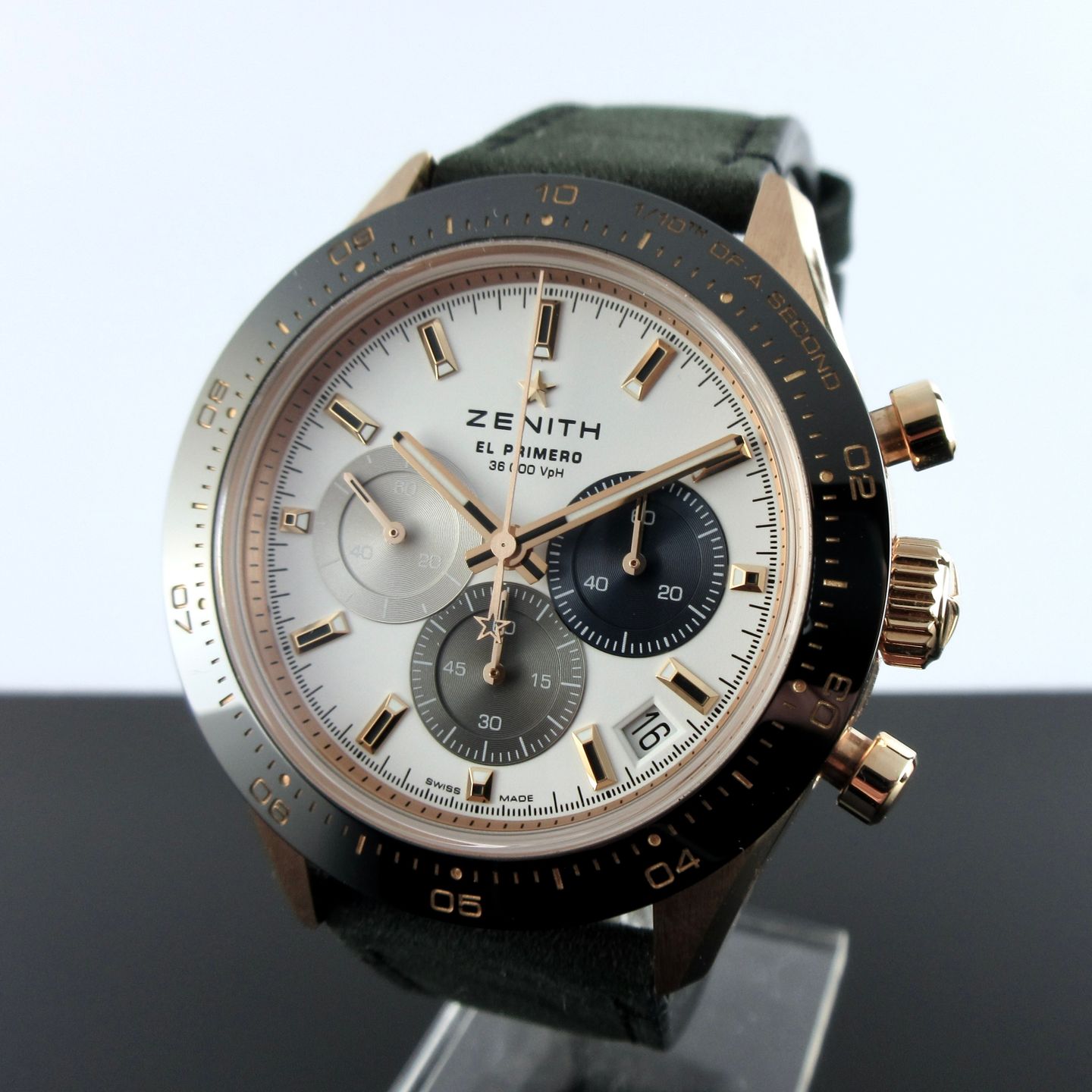 Zenith Chronomaster Sport 18.3100.3600/69.C920 (2025) - White dial 41 mm Rose Gold case (2/8)