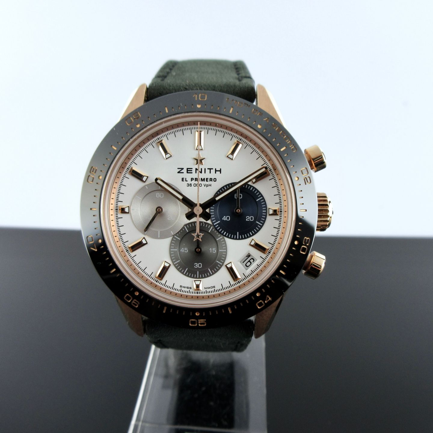 Zenith Chronomaster Sport 18.3100.3600/69.C920 (2025) - White dial 41 mm Rose Gold case (3/8)
