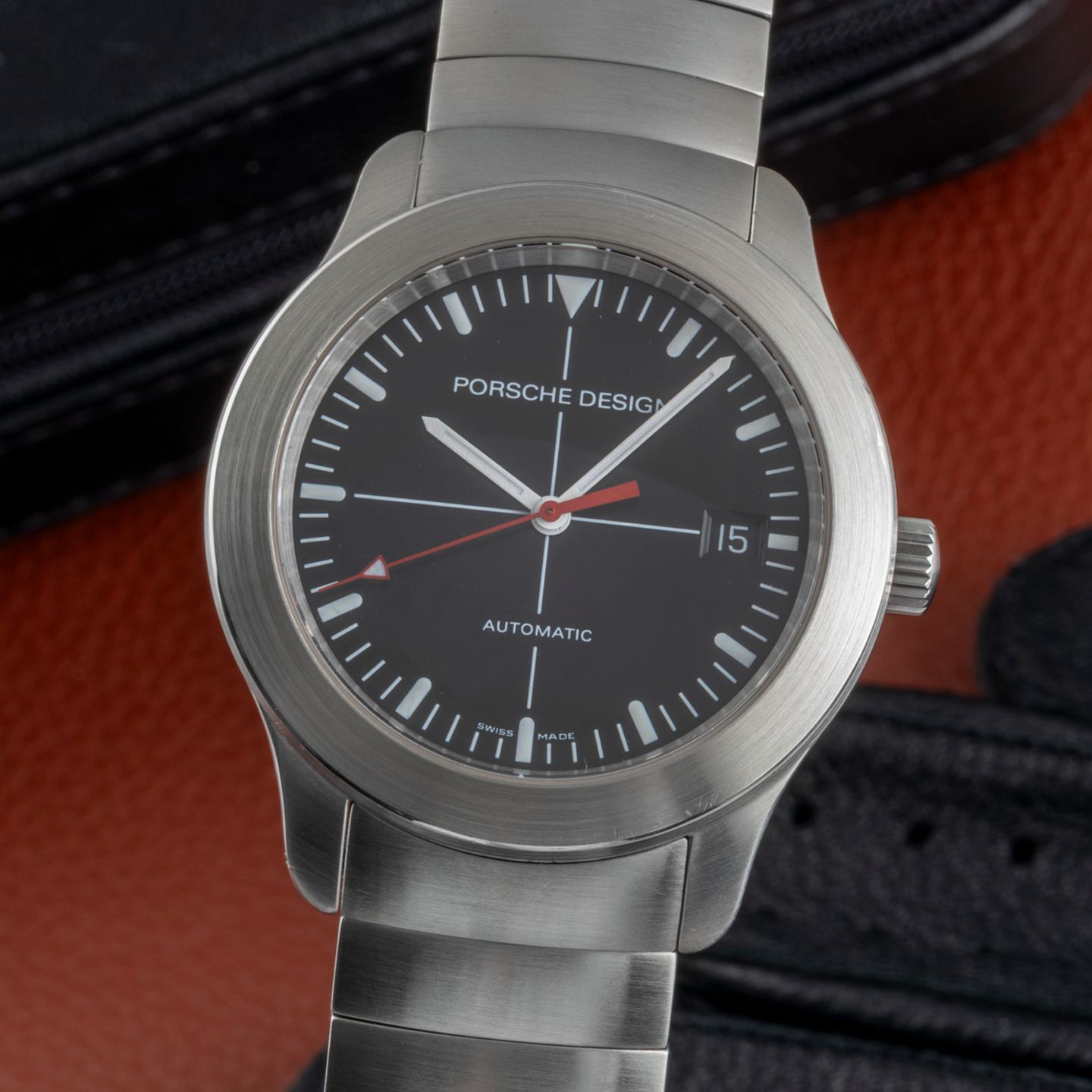 Porsche Design Unknown 6602.41 (2000) - Black dial Steel case (3/8)