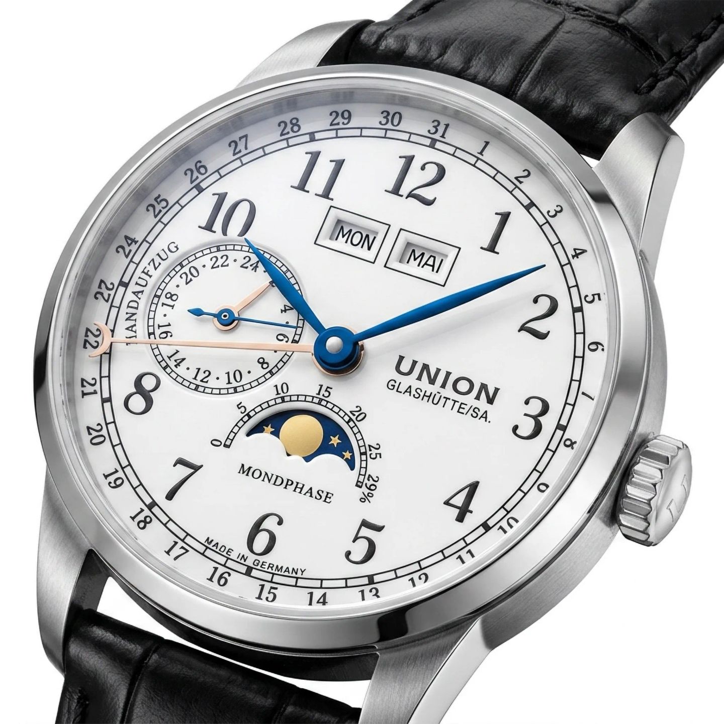 Union Glashütte 1893 D007.458.16.017.00 (2020) - White dial 42 mm Steel case (4/8)