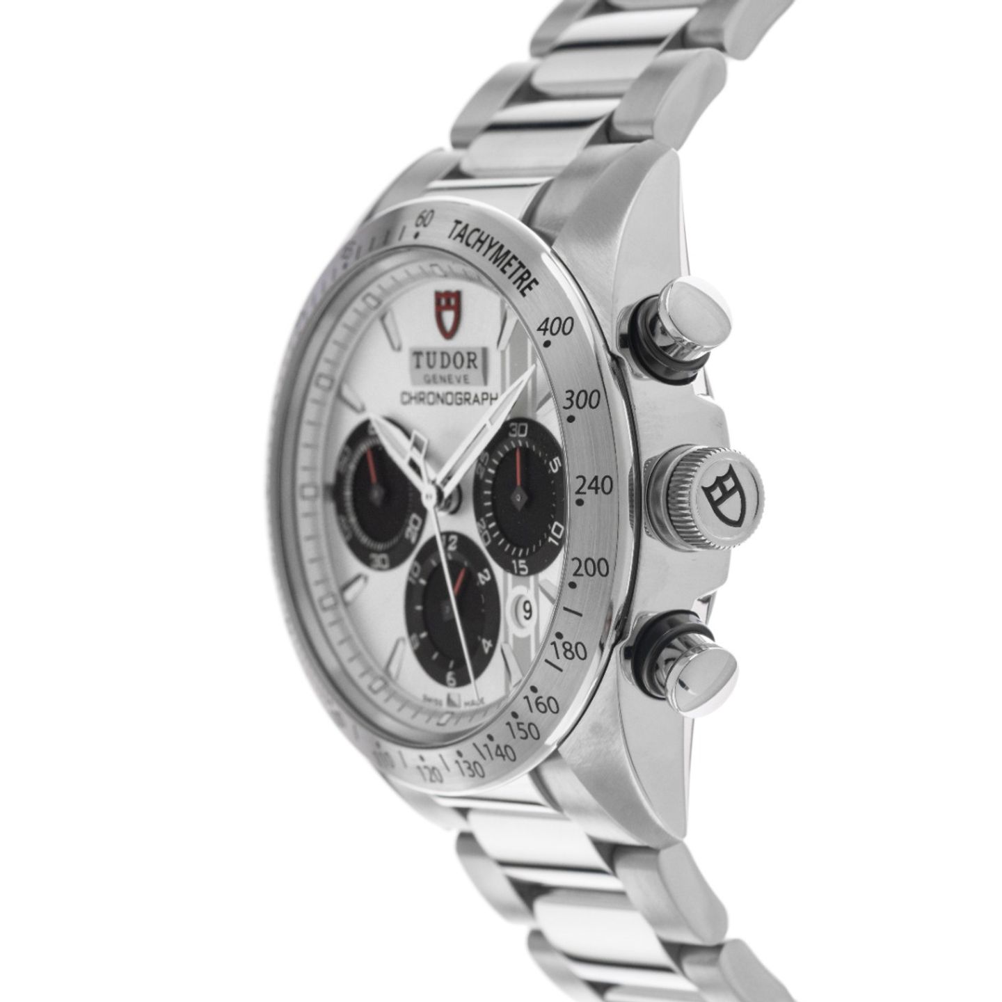 Tudor Fastrider Black Shield 42000CN (2015) - Silver dial 42 mm Steel case (4/8)
