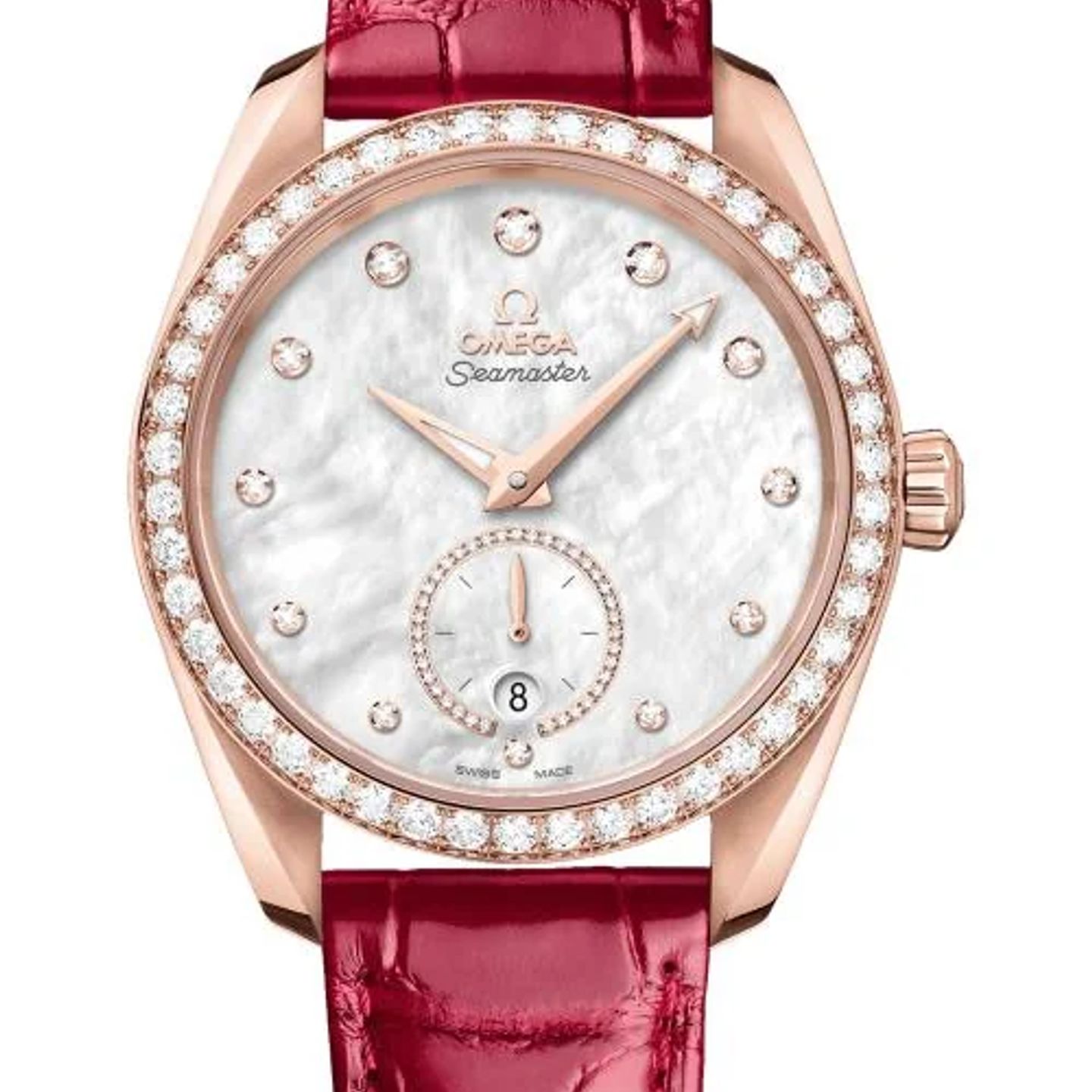 Omega Seamaster Aqua Terra 220.58.38.20.55.002 (2026) - Parelmoer wijzerplaat 38mm Roségoud (1/1)