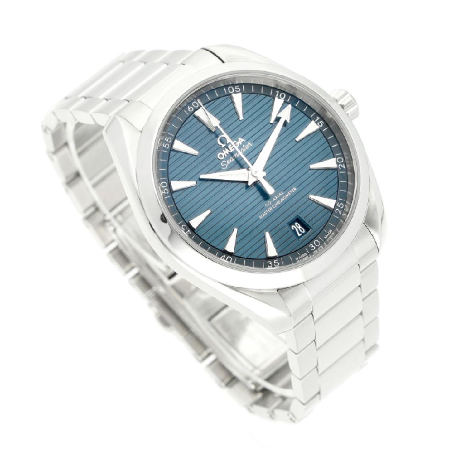 Omega Seamaster Aqua Terra 220.10.41.21.03.002 (2022) - Blue dial 41 mm Steel case (3/5)