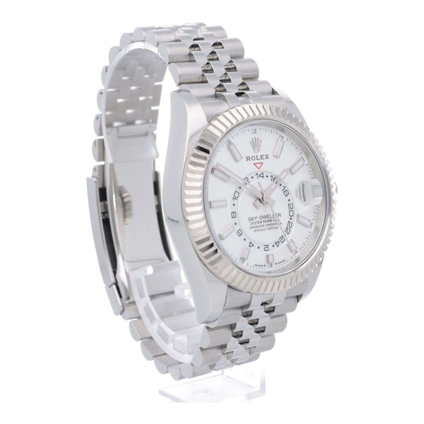 Rolex Sky-Dweller 336934 (2025) - White dial 42 mm Gold/Steel case (7/7)