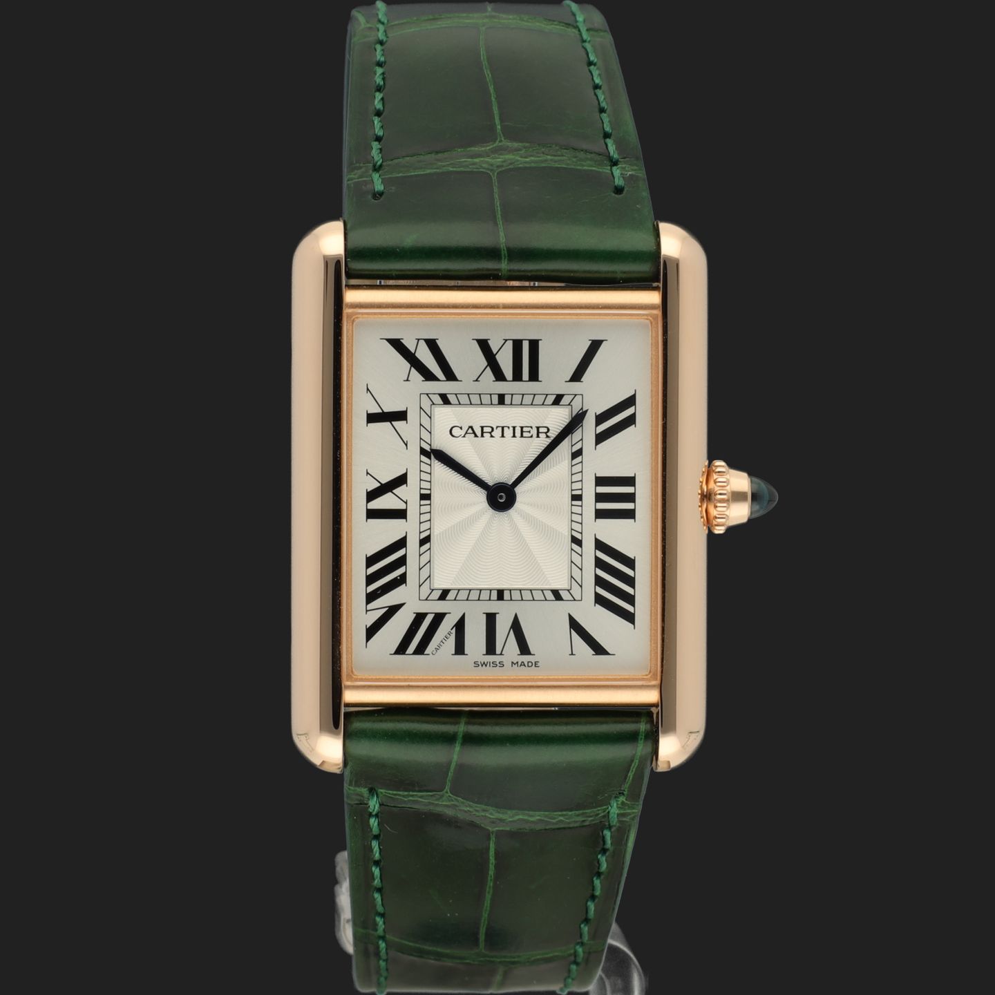 Cartier Tank Louis Cartier WGTA0011 (2025) - Silver dial 34 mm Rose Gold case (3/8)