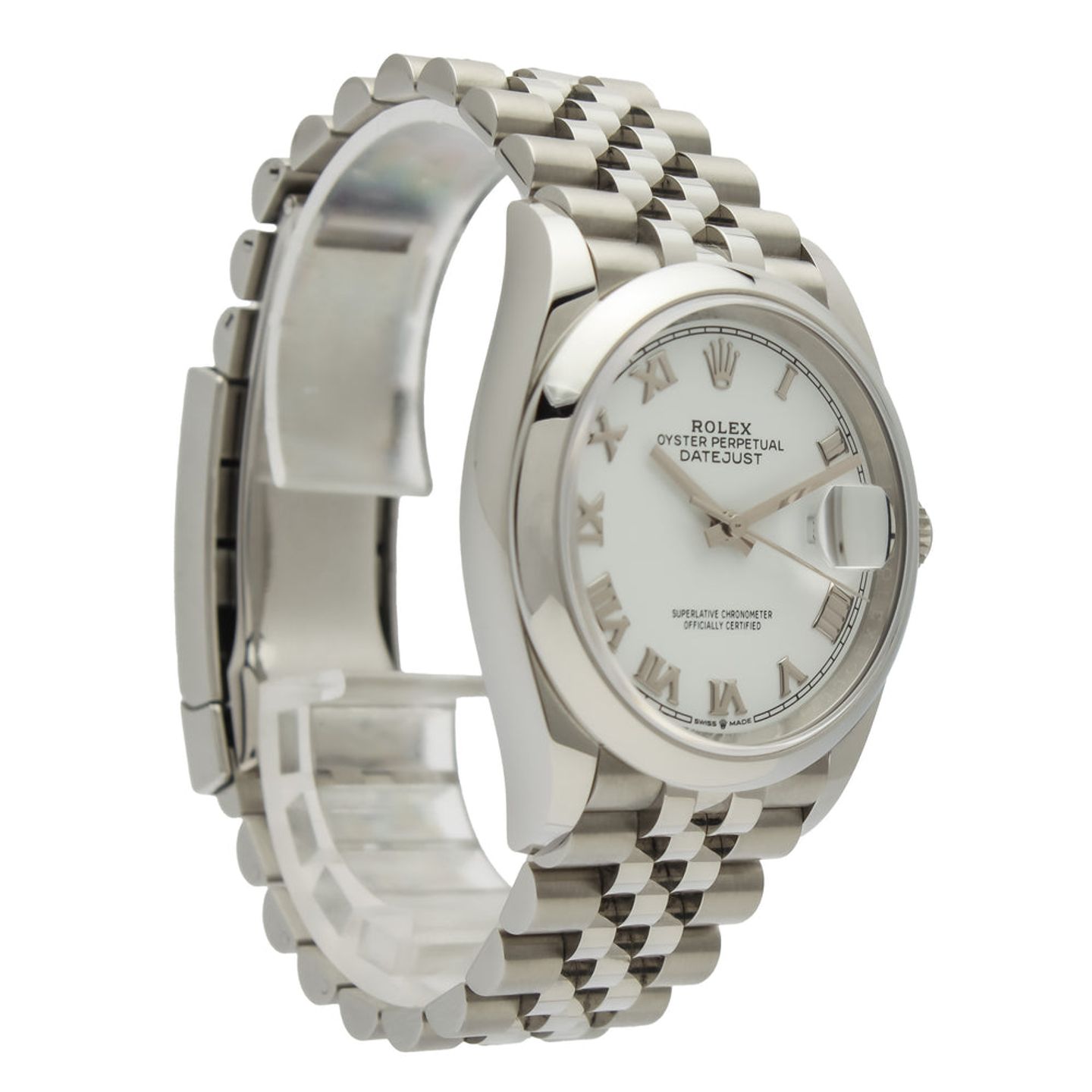 Rolex Datejust 36 126200 (2022) - White dial 36 mm Steel case (2/5)