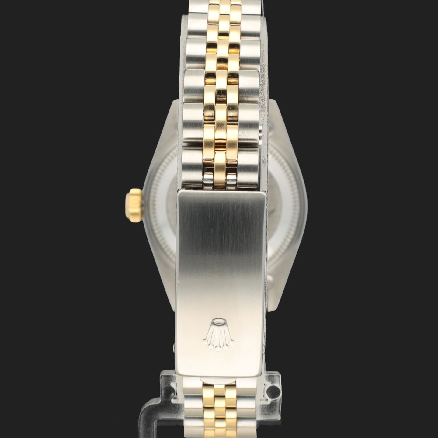 Rolex Lady-Datejust 69173 (1990) - Champagne dial 26 mm Gold/Steel case (6/8)