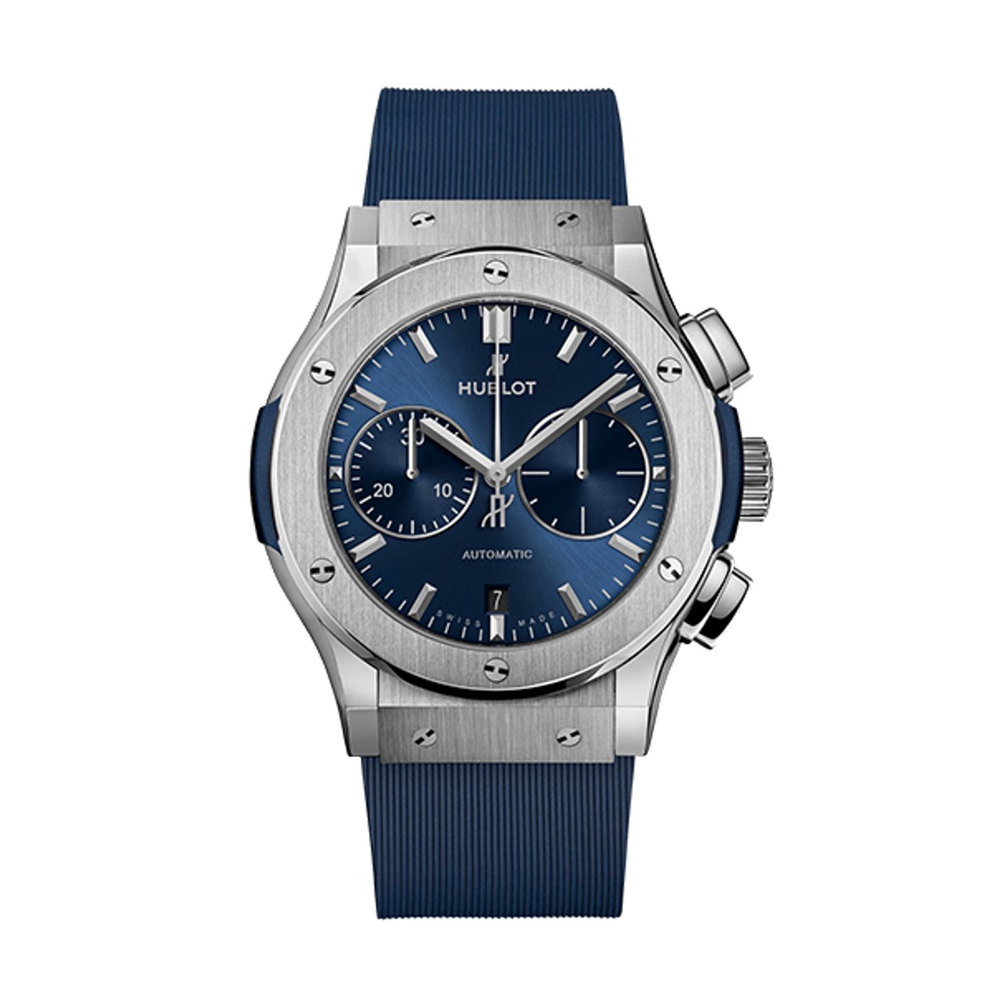 Hublot Classic Fusion Blue 521.nx.7170.lr (2026) - Blue dial 45 mm Titanium case (1/1)