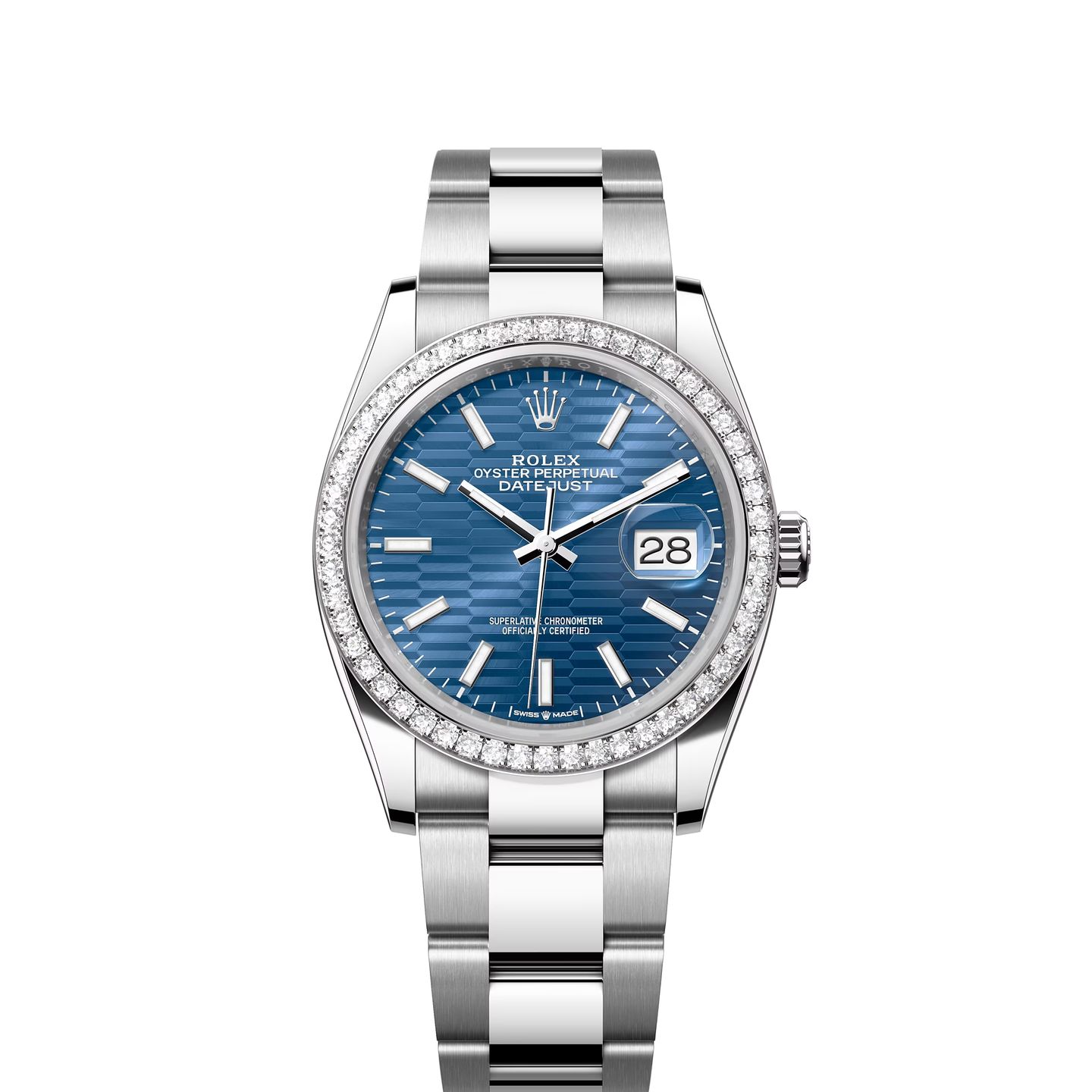 Rolex Datejust 36 126284RBR (2021) - Blauw wijzerplaat 36mm Staal (1/8)