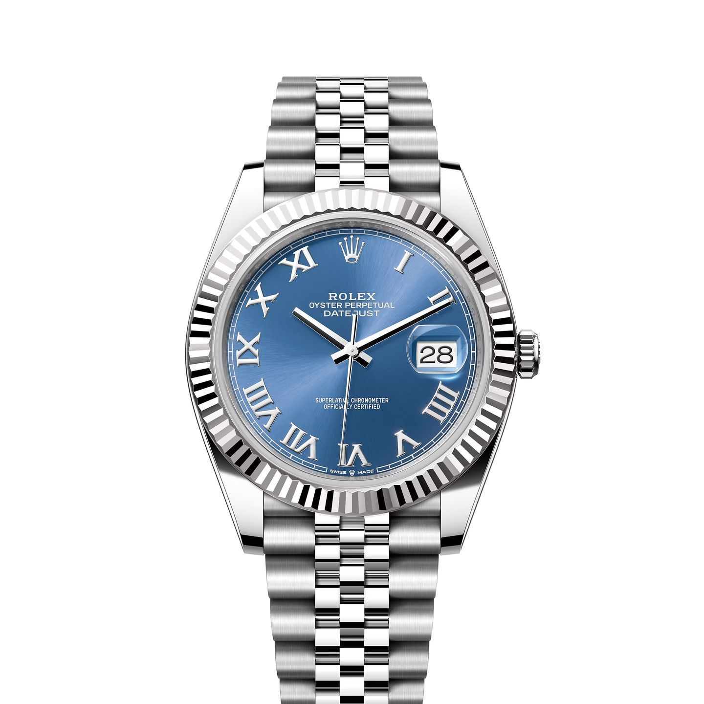 Rolex Datejust 41 126334 (2022) - Blue dial 41 mm Steel case (1/8)