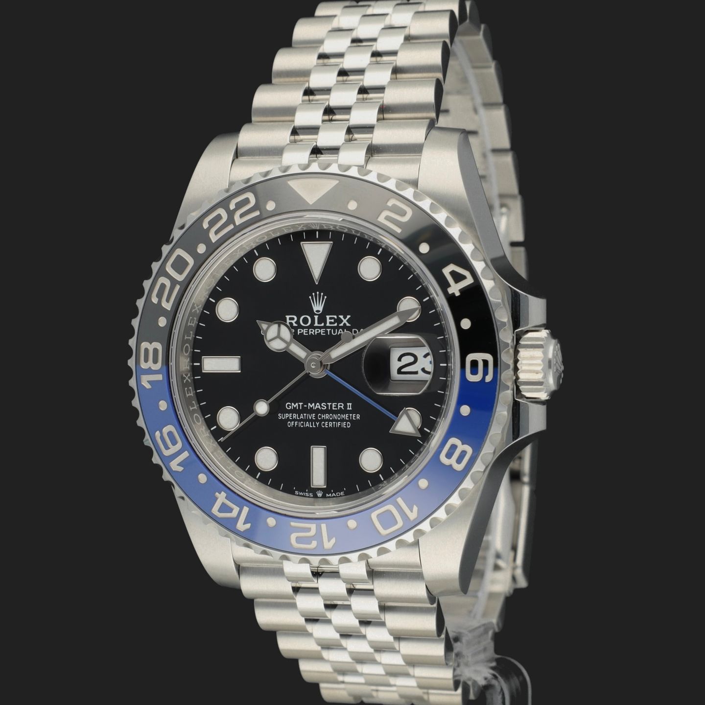 Rolex GMT-Master II 126710BLNR (2024) - Zwart wijzerplaat 40mm Staal (1/8)